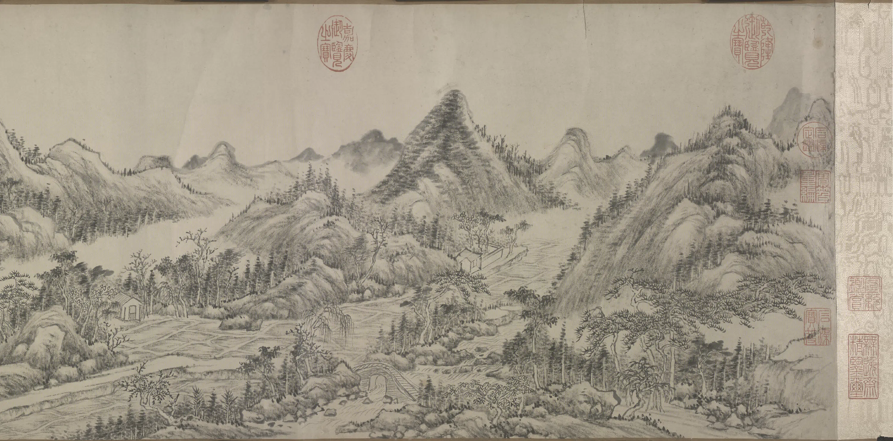 清代【钱维城】《栖霞山全图卷》 第4张