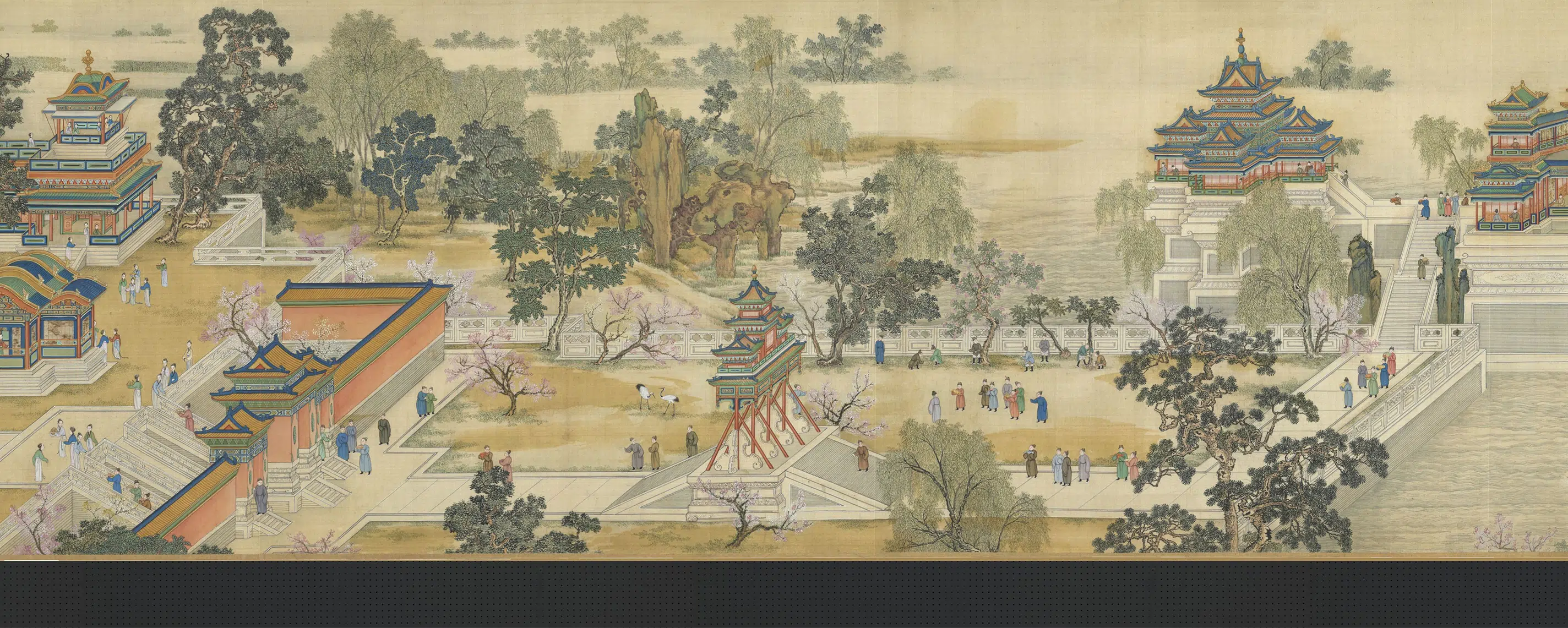 清代【周鲲】《院本汉宫春晓图》 第7张