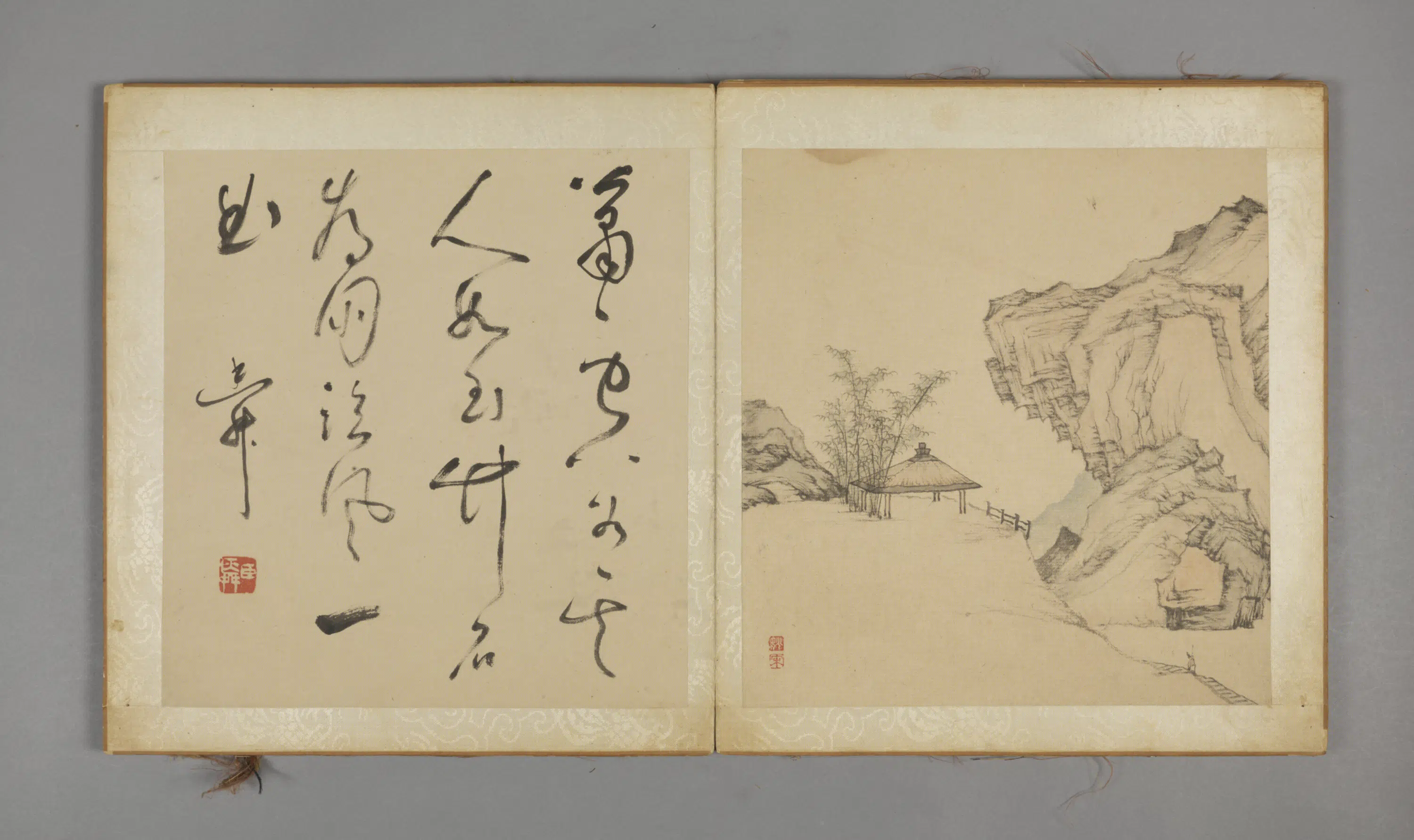 清代【姚宋】《山水图册（12开）》 第10张
