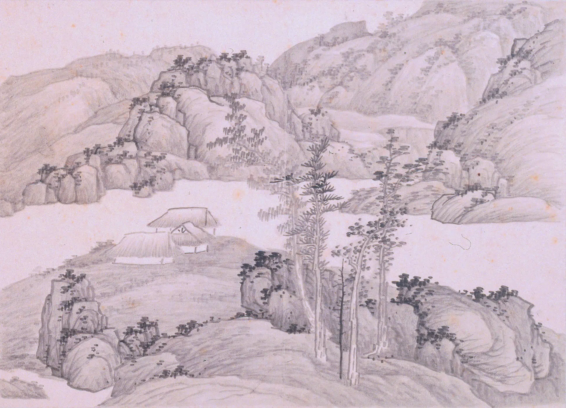 清代【龚贤】《山水册》 第4张 清代【龚贤】《山水册》 第4张