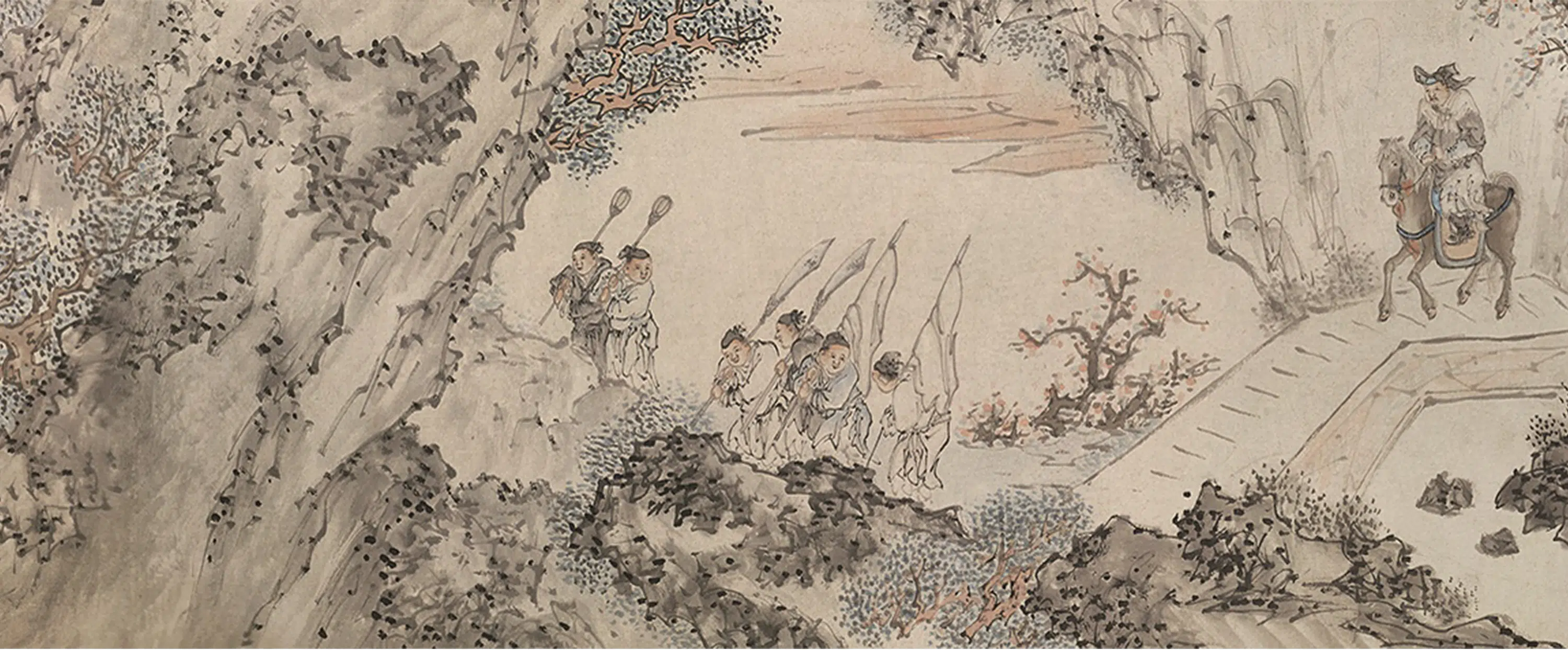 清代【黄慎】《苏武归朝图卷》 第6张
