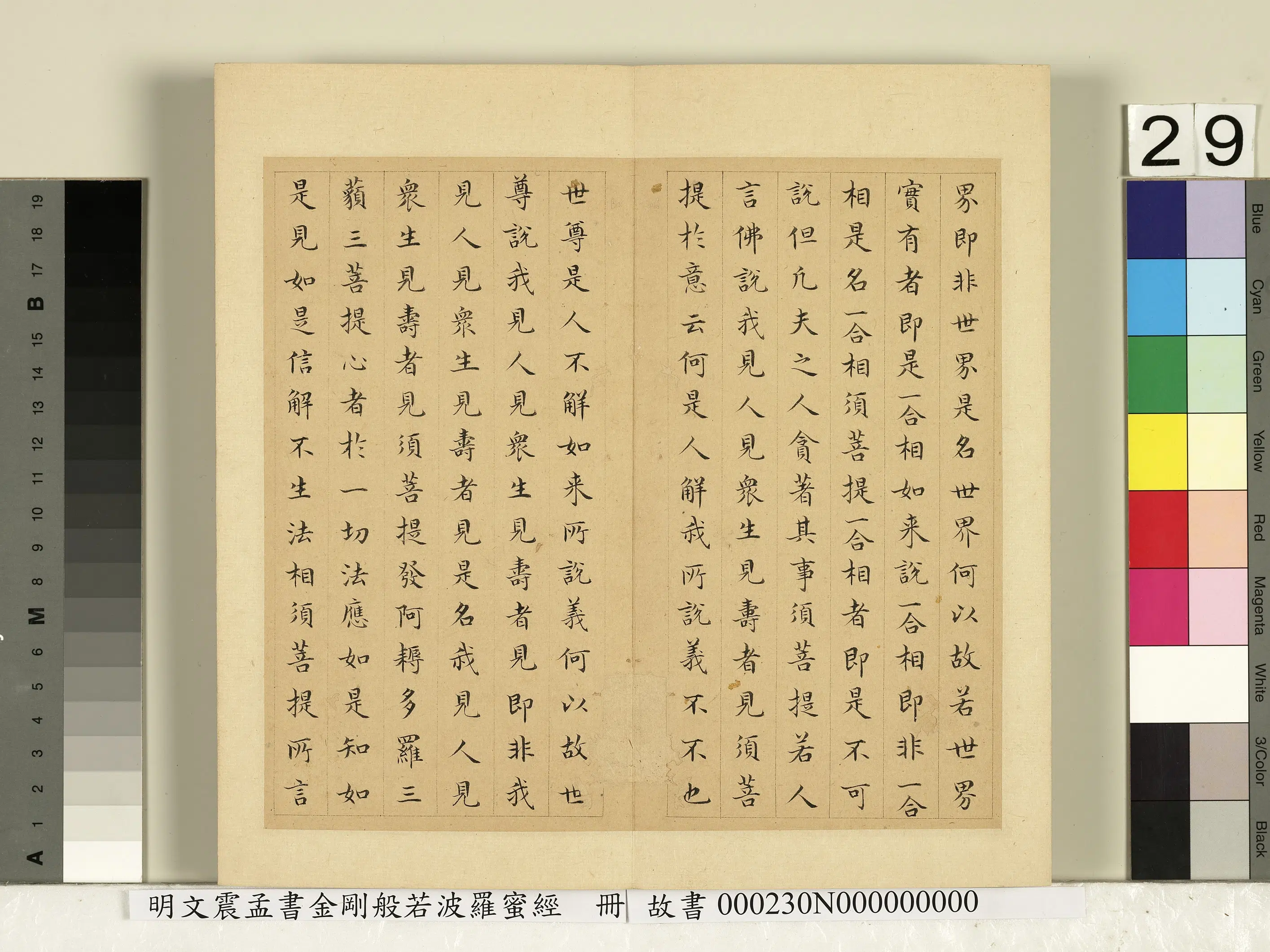 明朝【文震孟】《书金刚般若波罗蜜经册》 第22张
