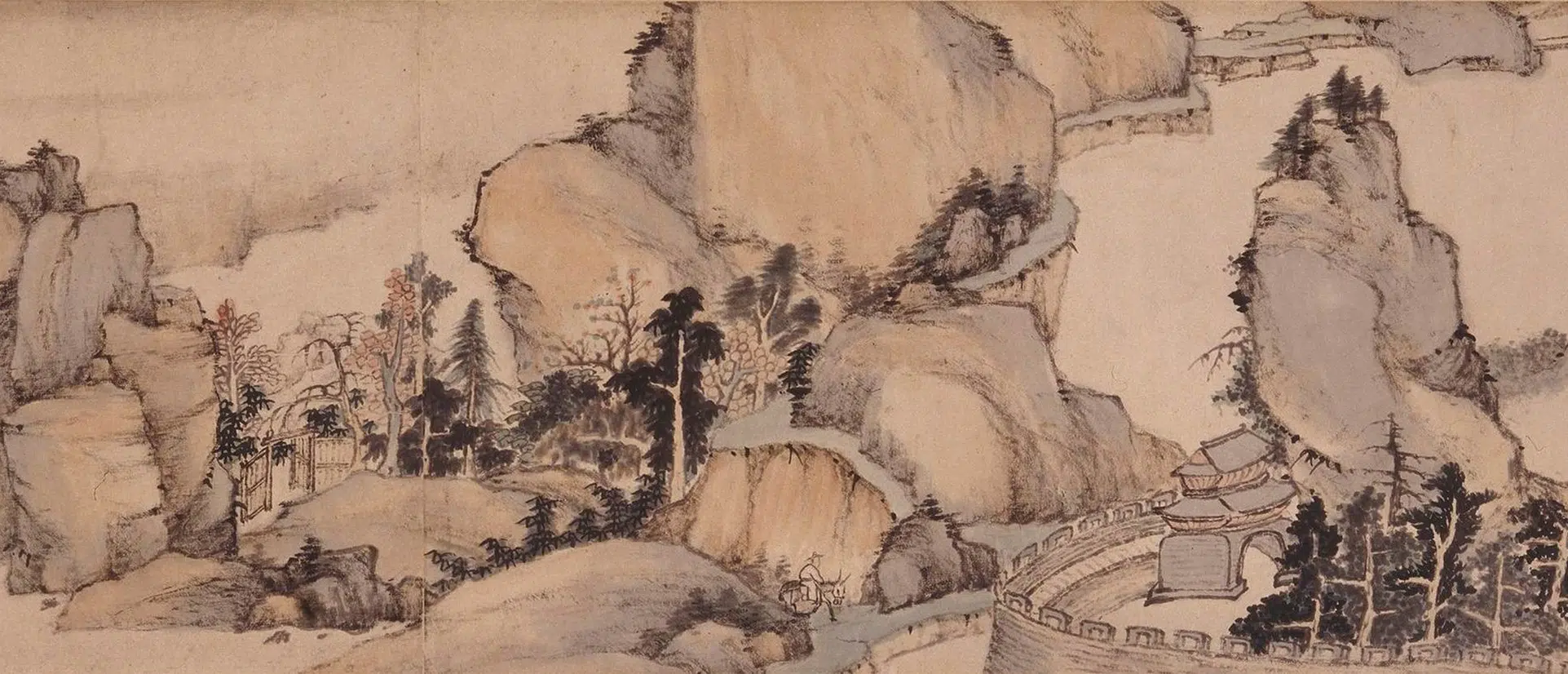 清代【戴本孝】《雨赏图卷》 第11张 清代【戴本孝】《雨赏图卷》 第11张
