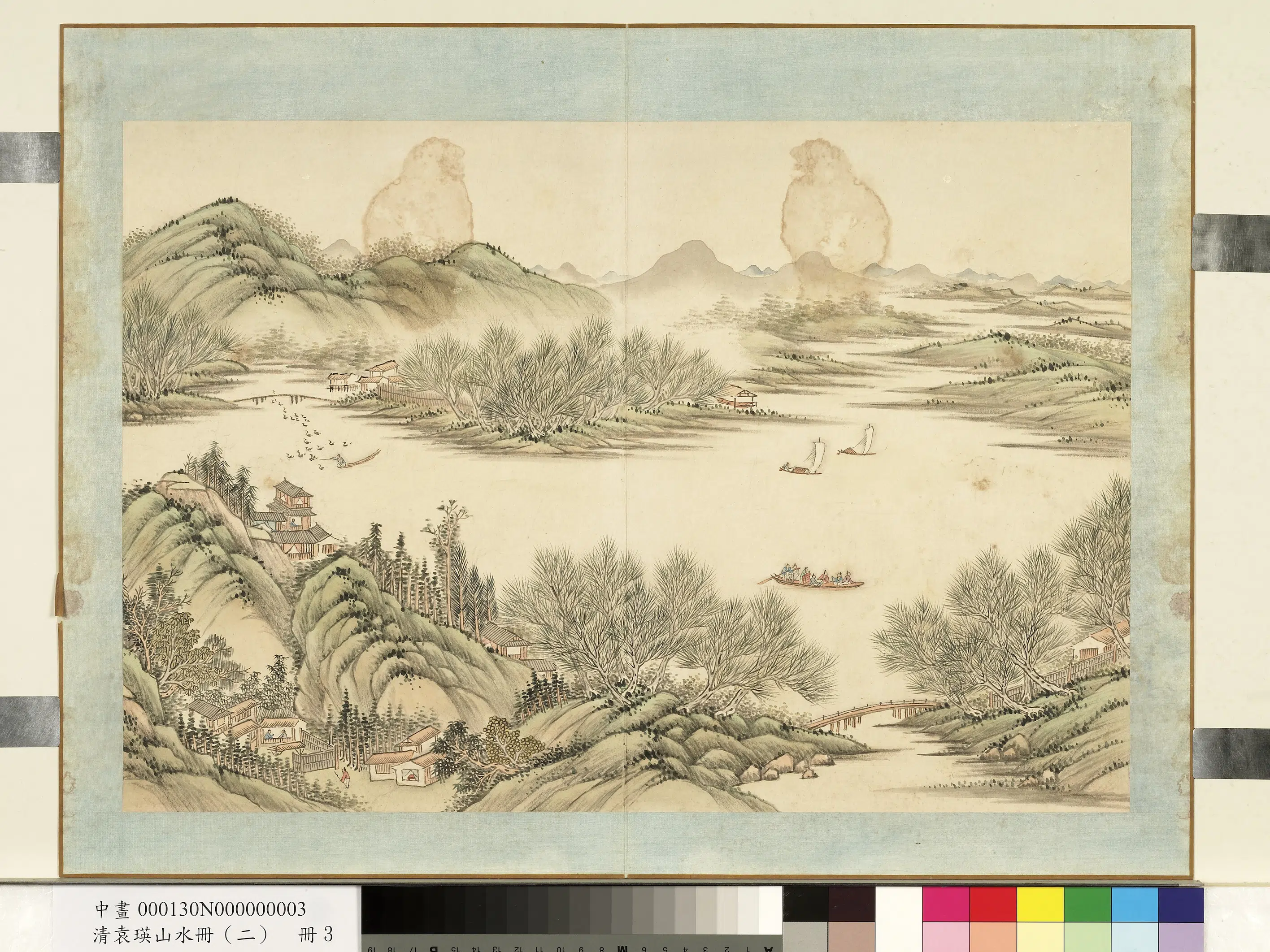 清代【袁瑛】《山水(二)册》 第4张 清代【袁瑛】《山水(二)册》 第4张