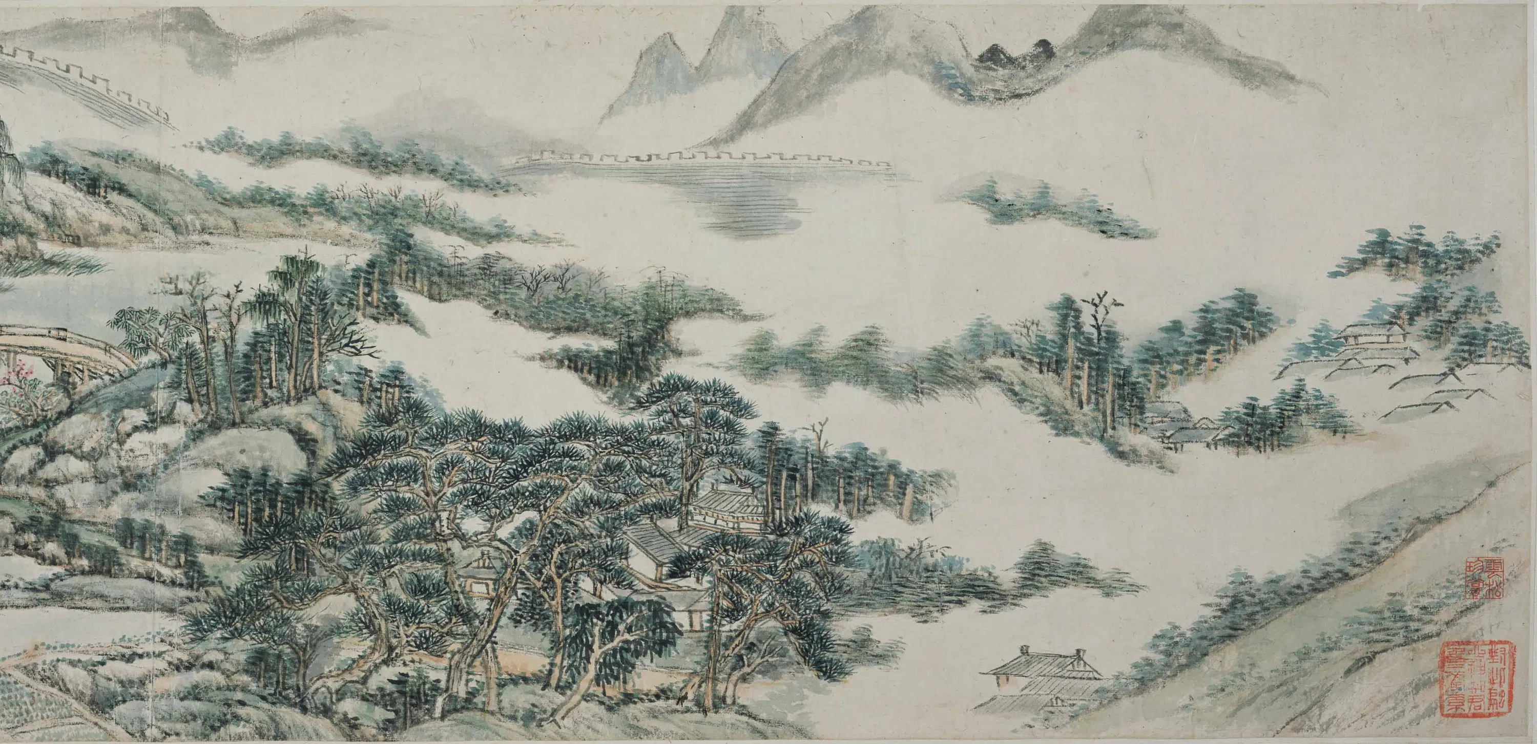 清代【王原祁】《沧浪亭诗画卷》 第4张 清代【王原祁】《沧浪亭诗画卷》 第4张