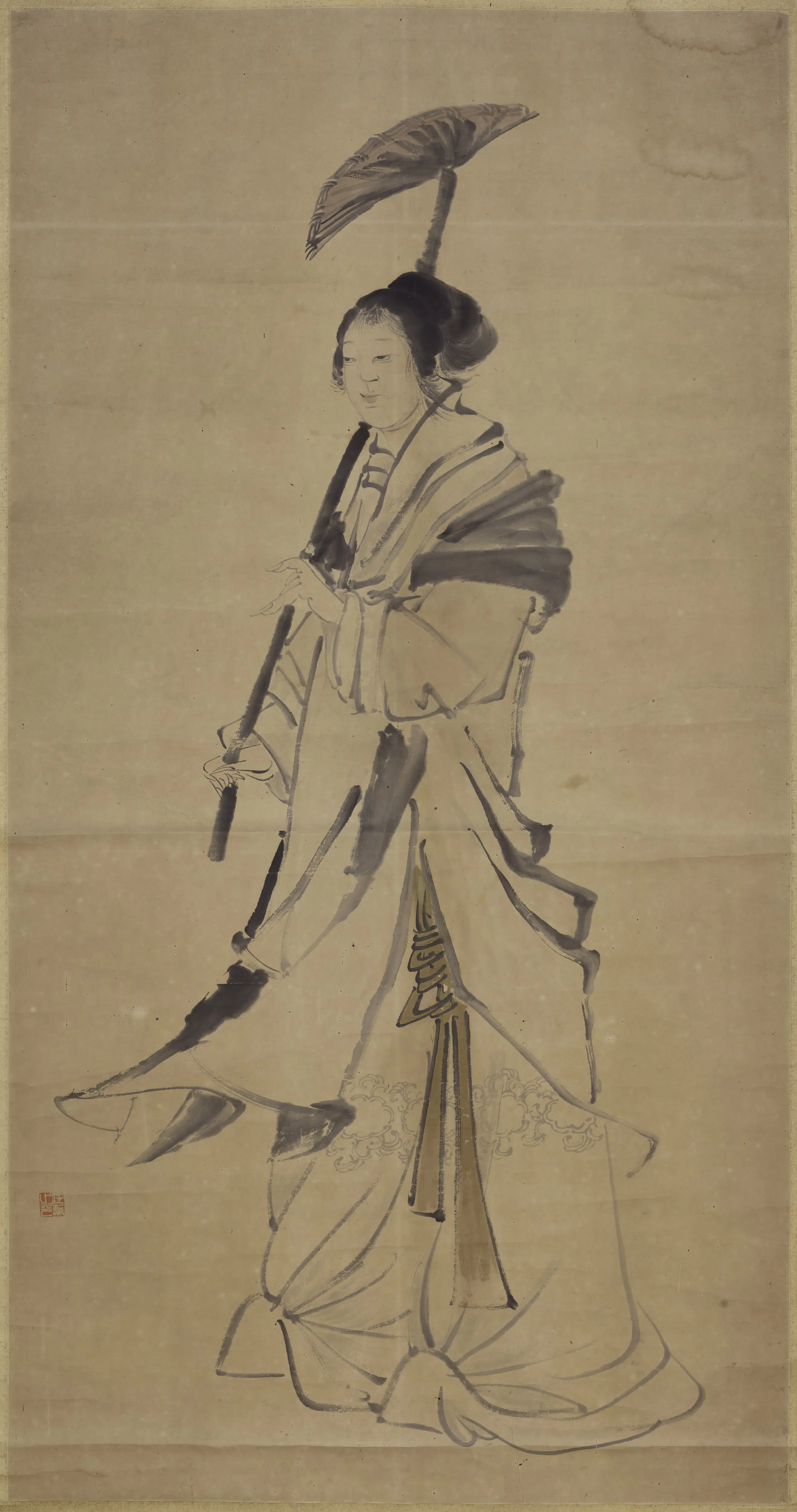 清代【任薰】《八仙图轴》