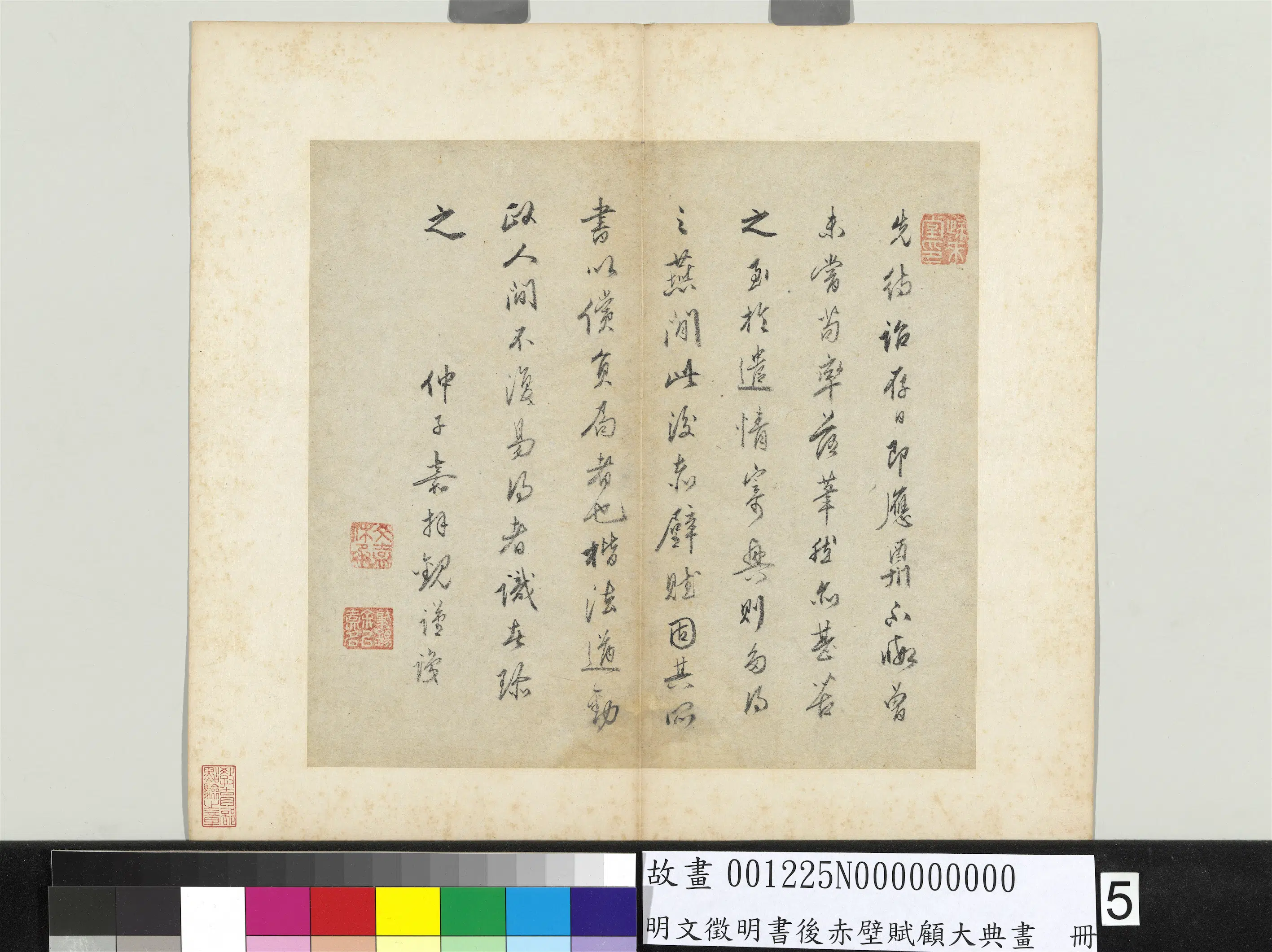 明朝【文征明徵明】《书后赤壁赋顾大典画册》 第6张