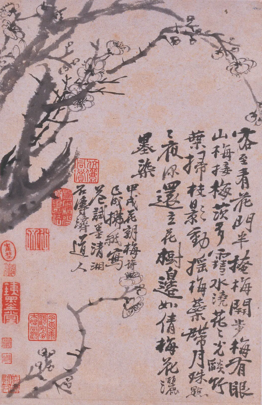 清代【石涛】《花卉册》 第2张 清代【石涛】《花卉册》 第2张