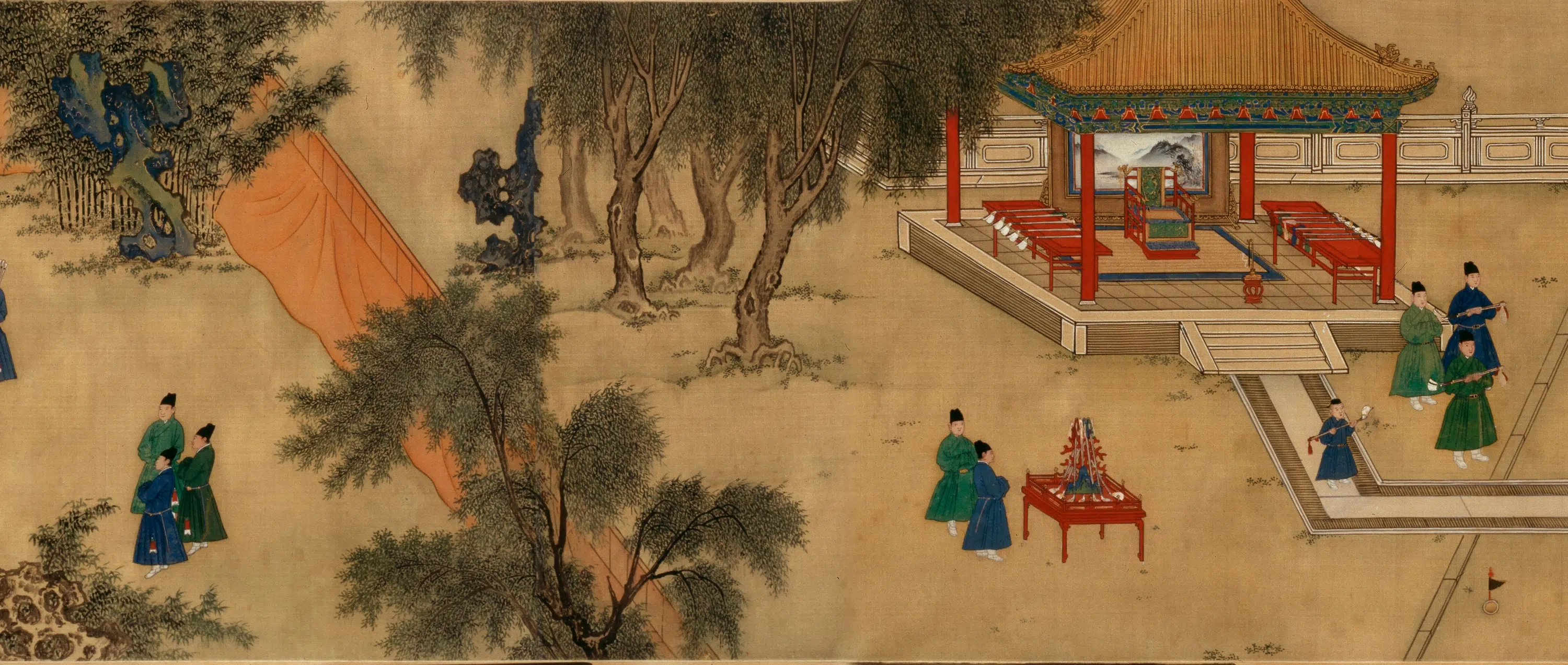 明朝【朱瞻基】《行乐图卷》 第3张 明朝【朱瞻基】《行乐图卷》 第3张