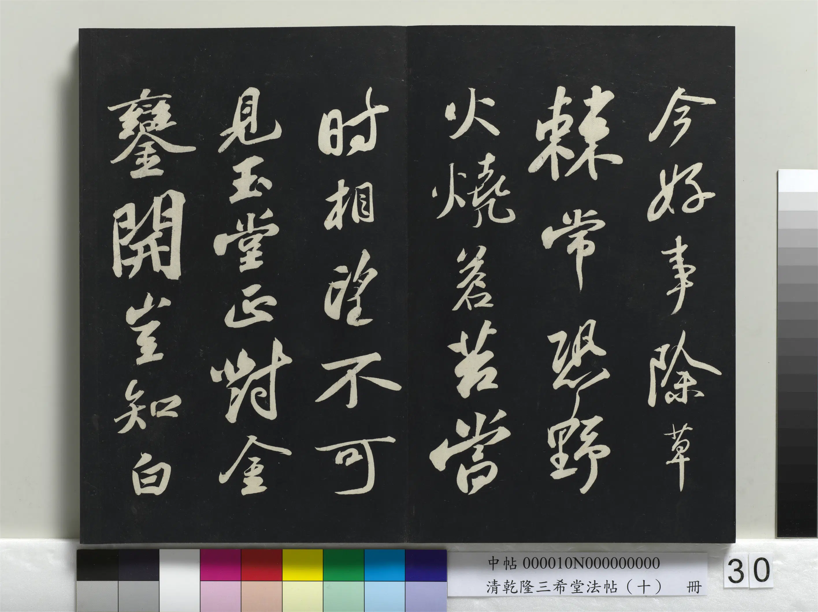 北宋【苏轼】《乾隆三希堂法帖(十)册-宋苏轼武昌西山赠邓圣求诗》 第9张 北宋【苏轼】《乾隆三希堂法帖(十)册-宋苏轼武昌西山赠邓圣求诗》 第9张
