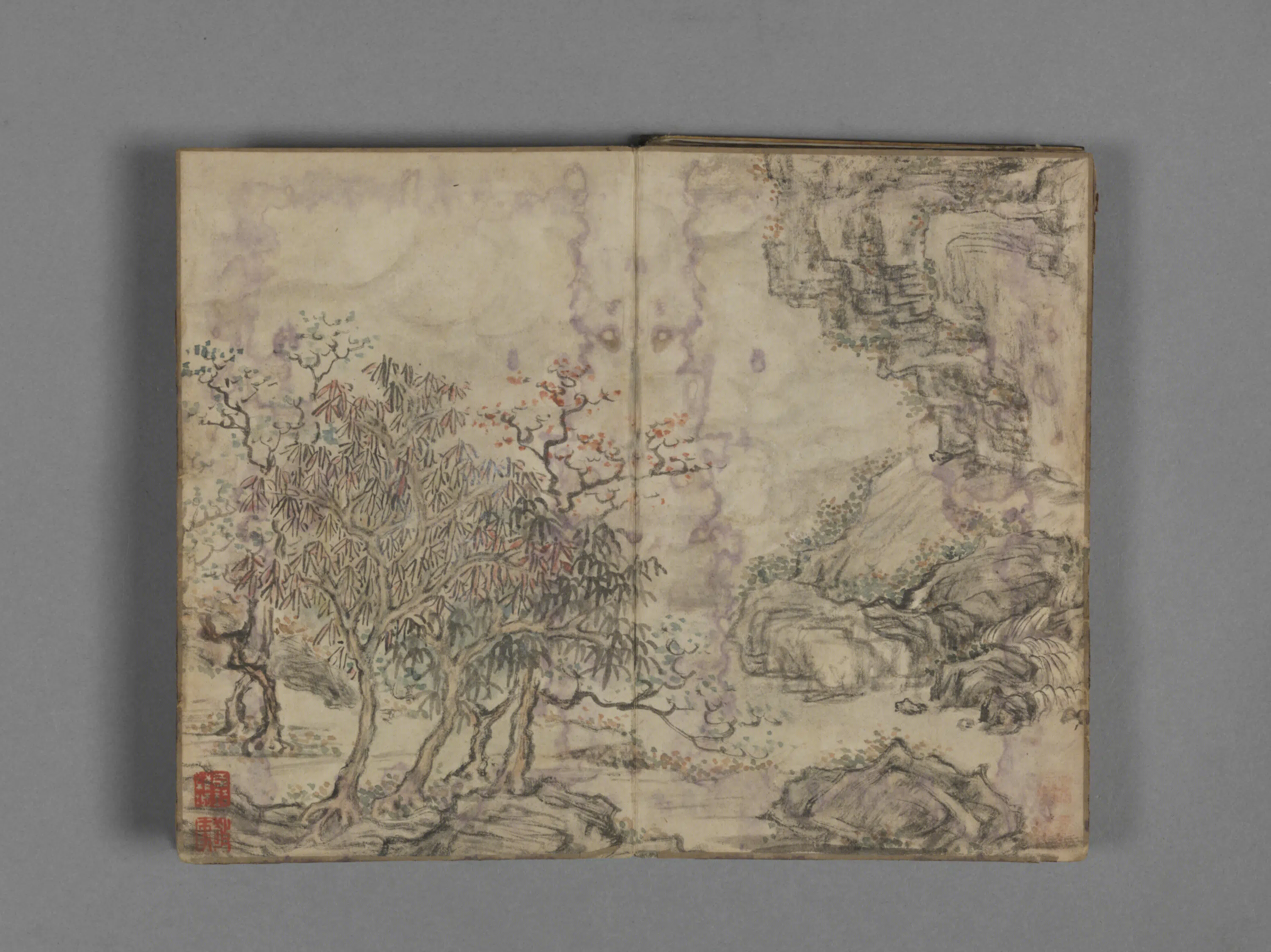 清代【钱维城】《山水小册（12开）》 第3张