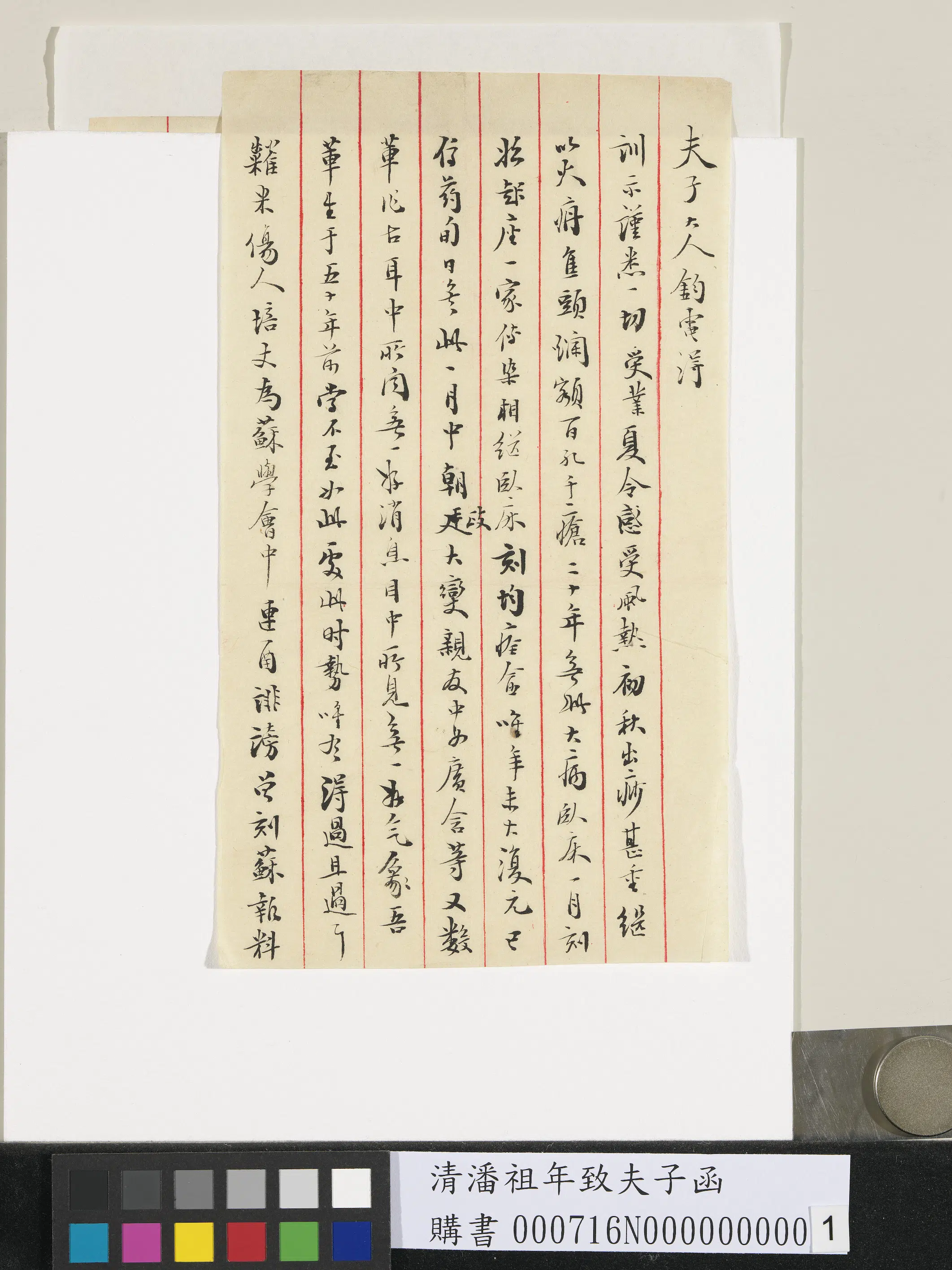 清代【潘祖年】《致夫子函-2》