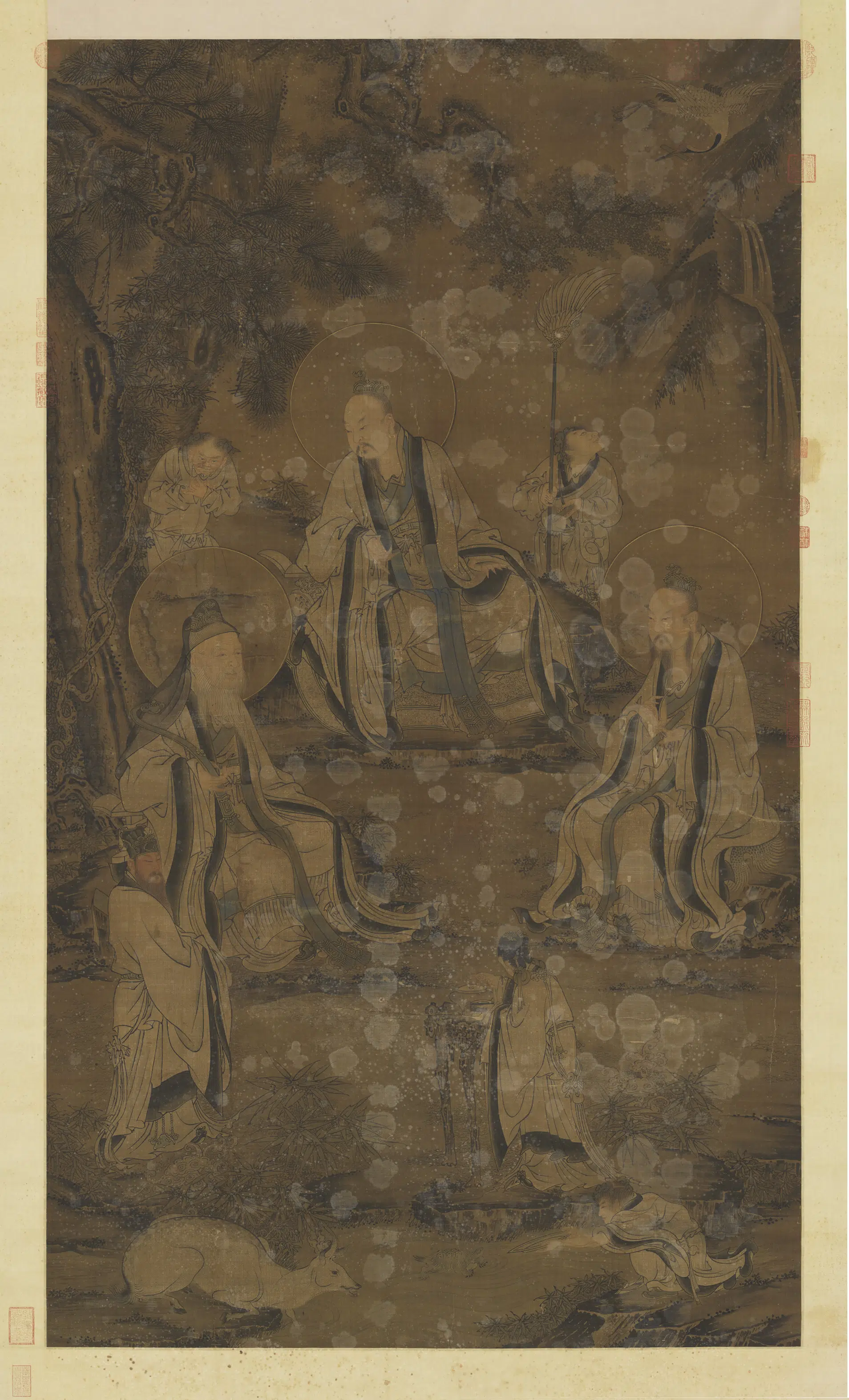 元代《元人三图轴》