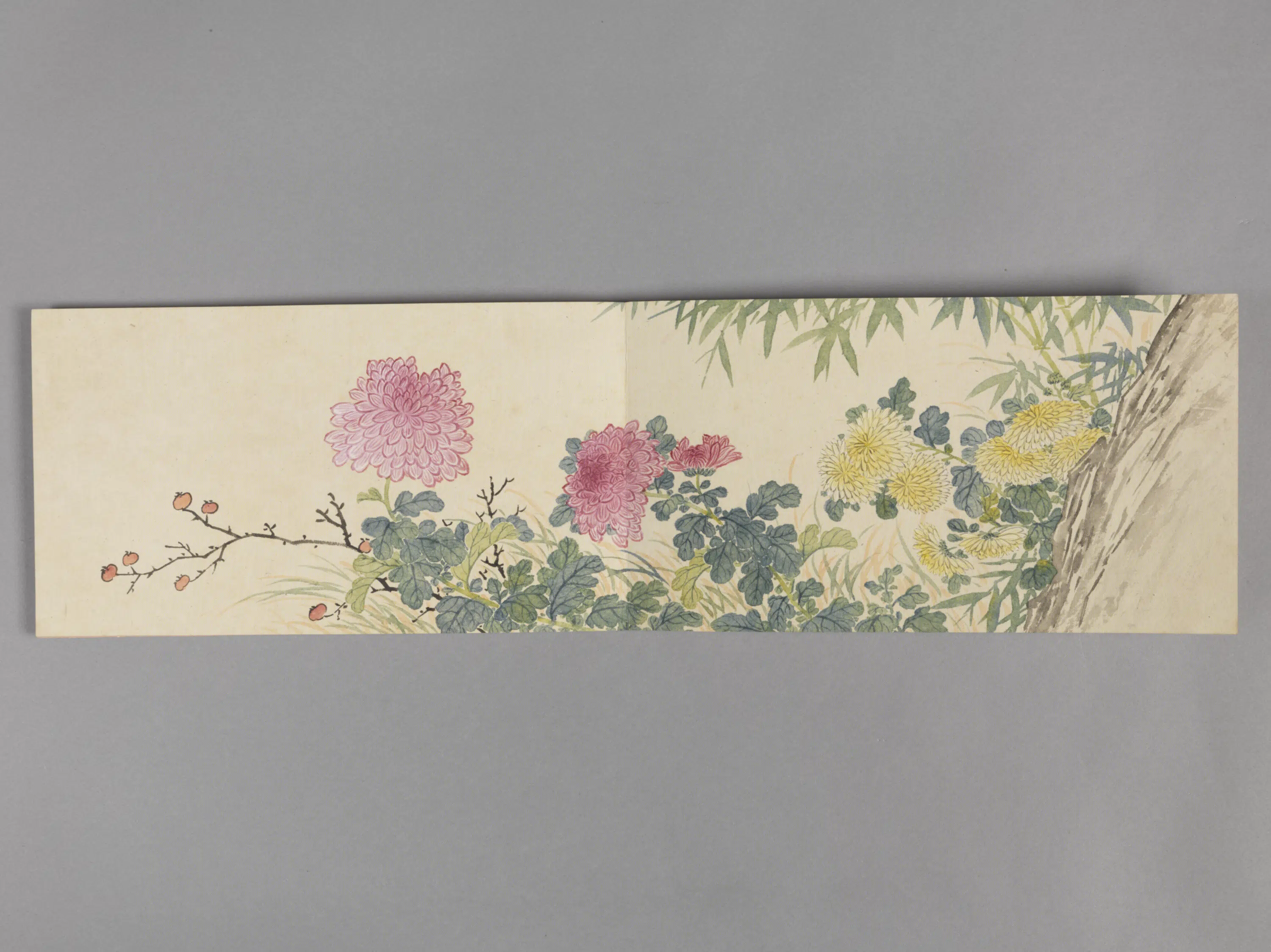 清代【董诰】《花卉册-1（8开）》 第7张