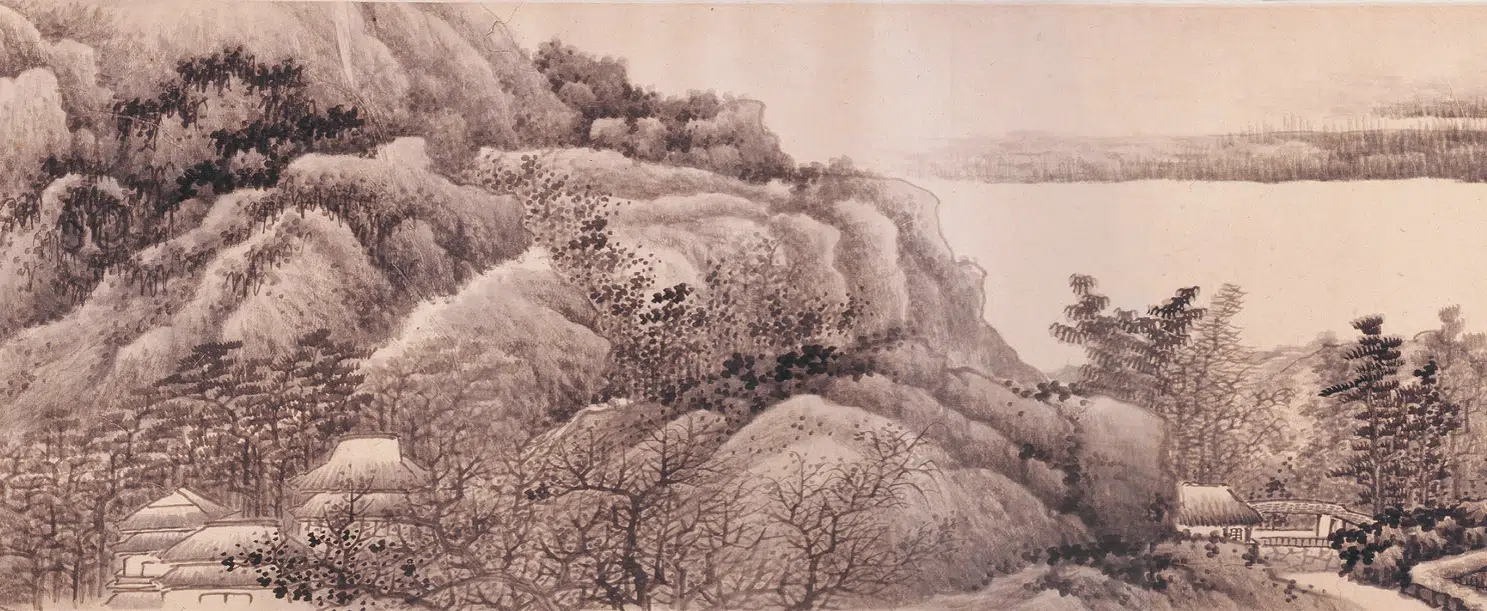 清代【龚贤】《江村图卷》 第6张 清代【龚贤】《江村图卷》 第6张
