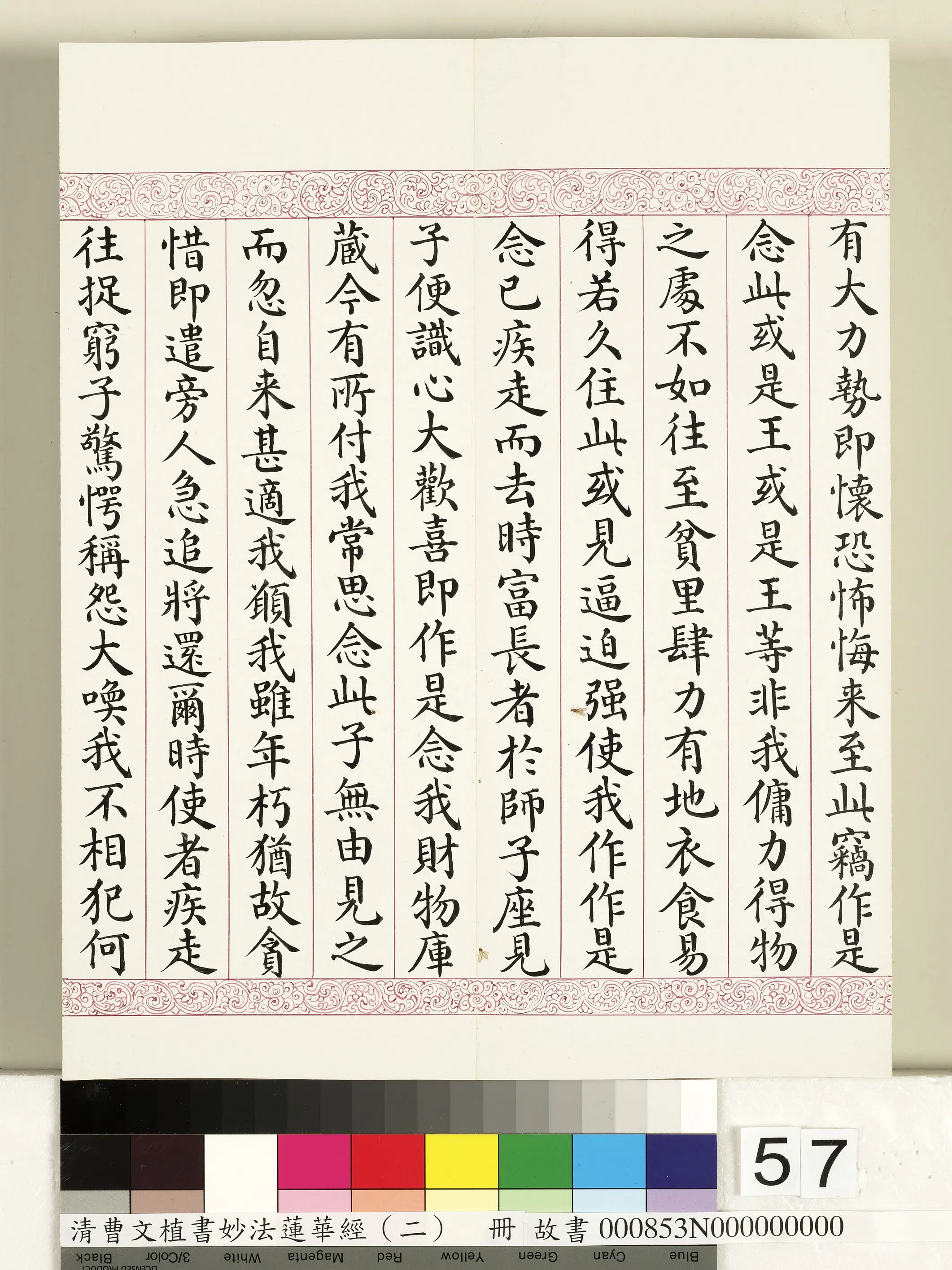 清代【曹文埴】《妙法莲华经（二）册》 第53张