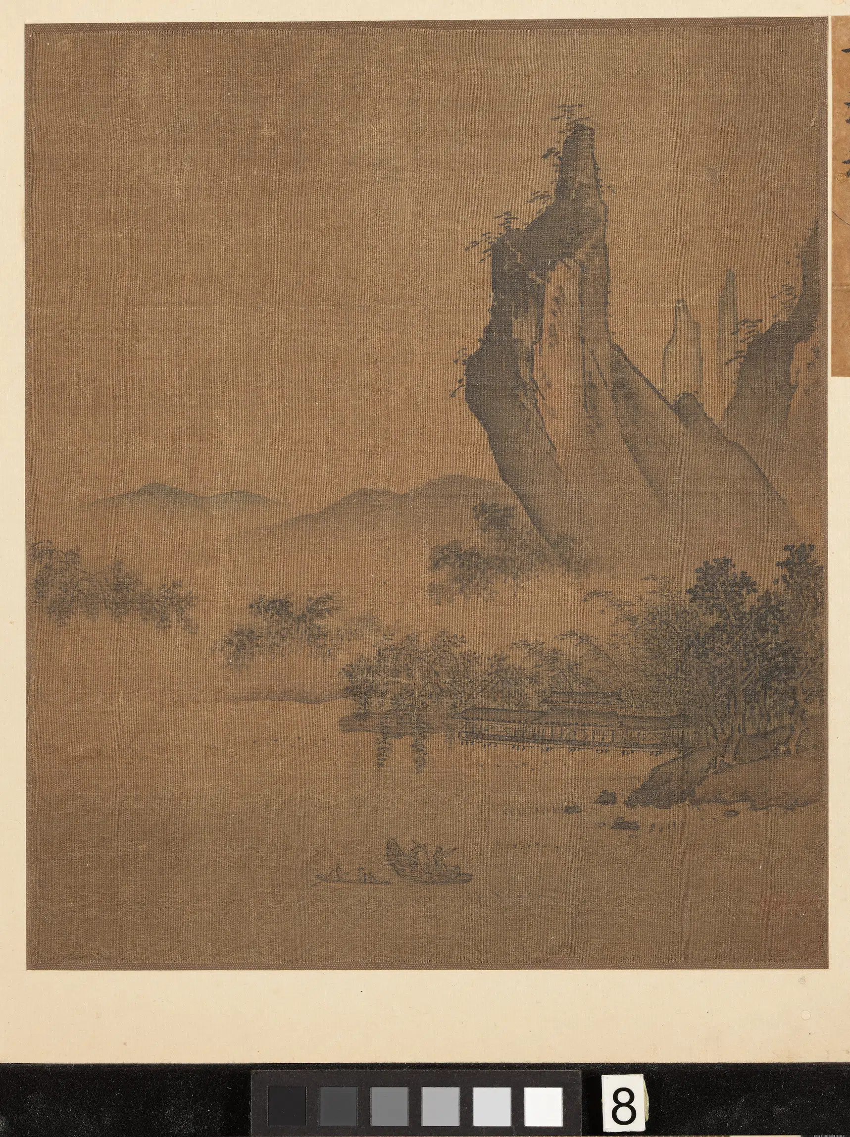 南宋【叶肖岩】《西湖十景图册-平湖秋月》