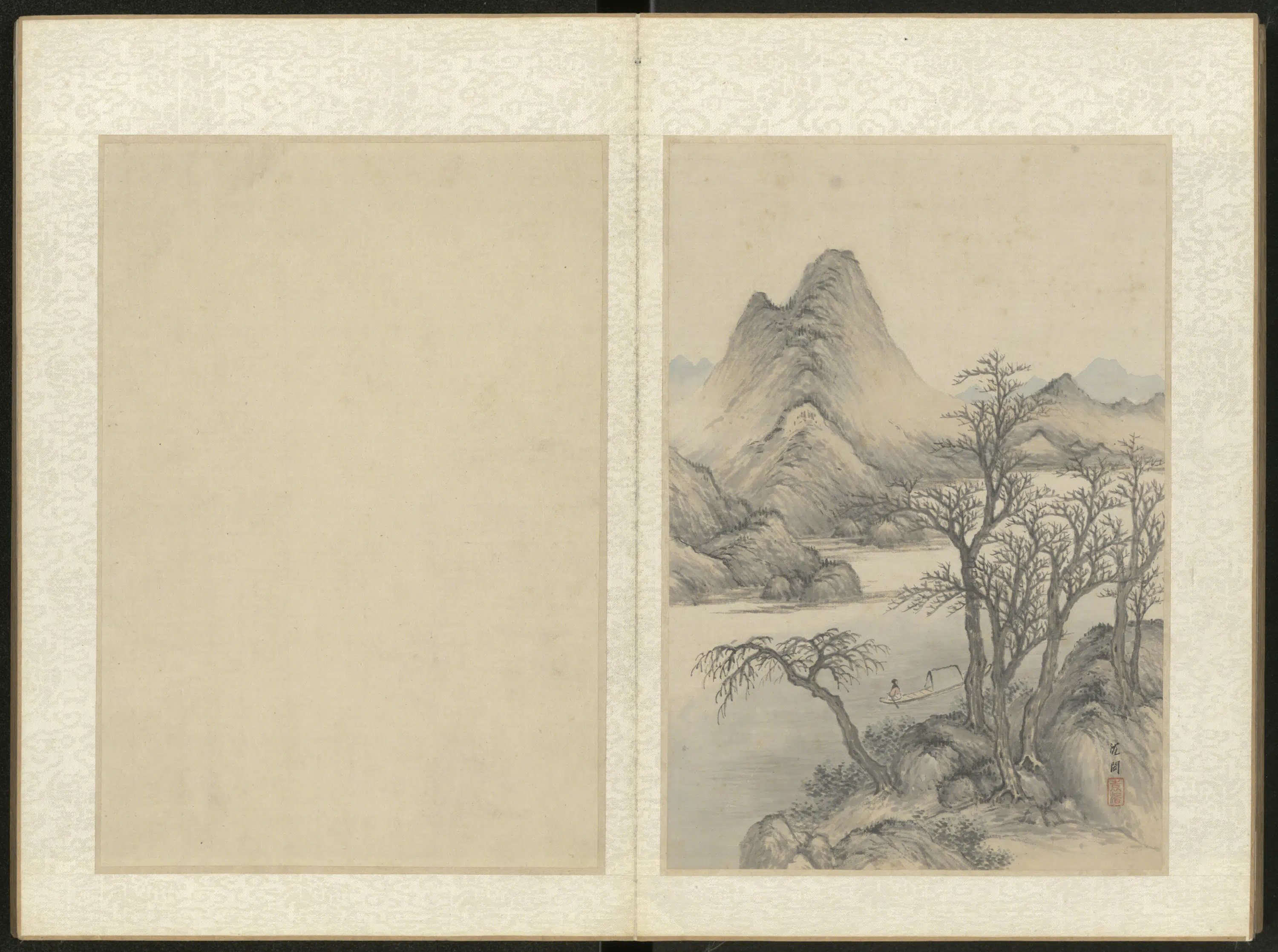 清代【沈闳】《山水册》 第13张
