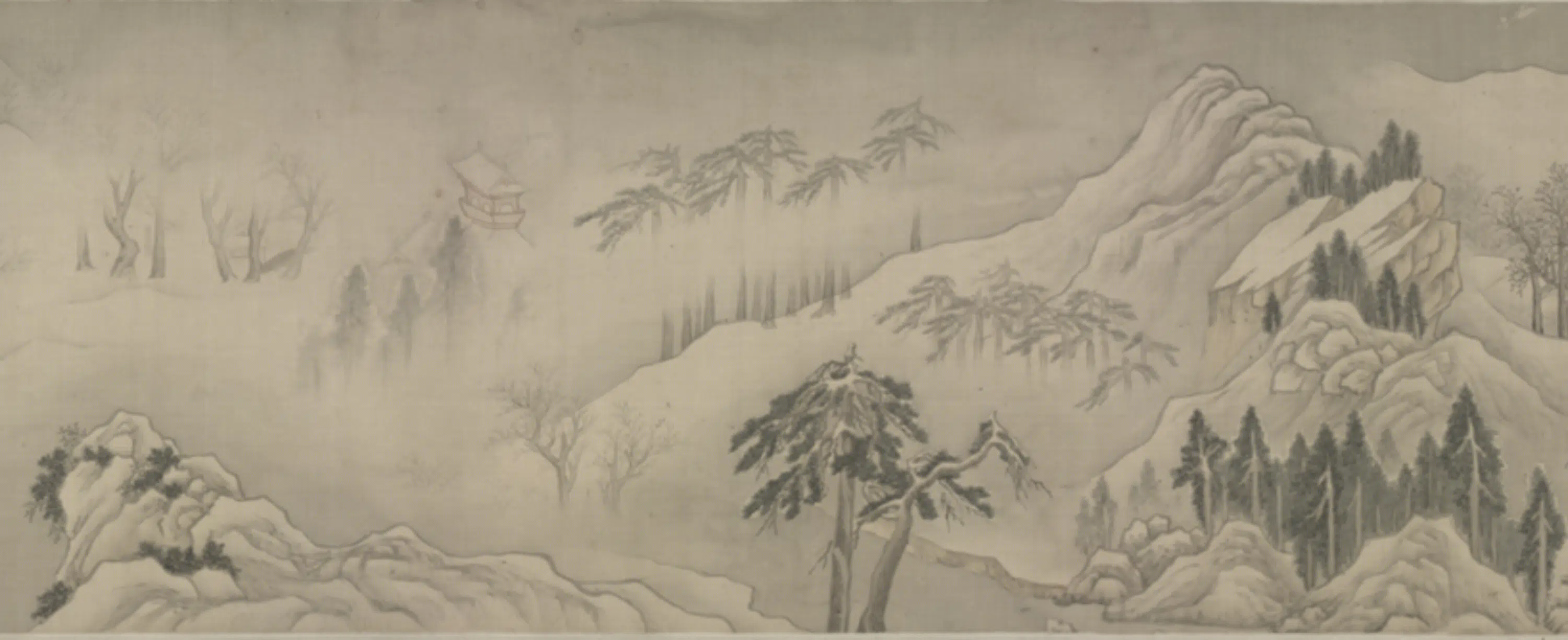 明朝【黄昌言】《雪夜暮归卷》 第6张 明朝【黄昌言】《雪夜暮归卷》 第6张