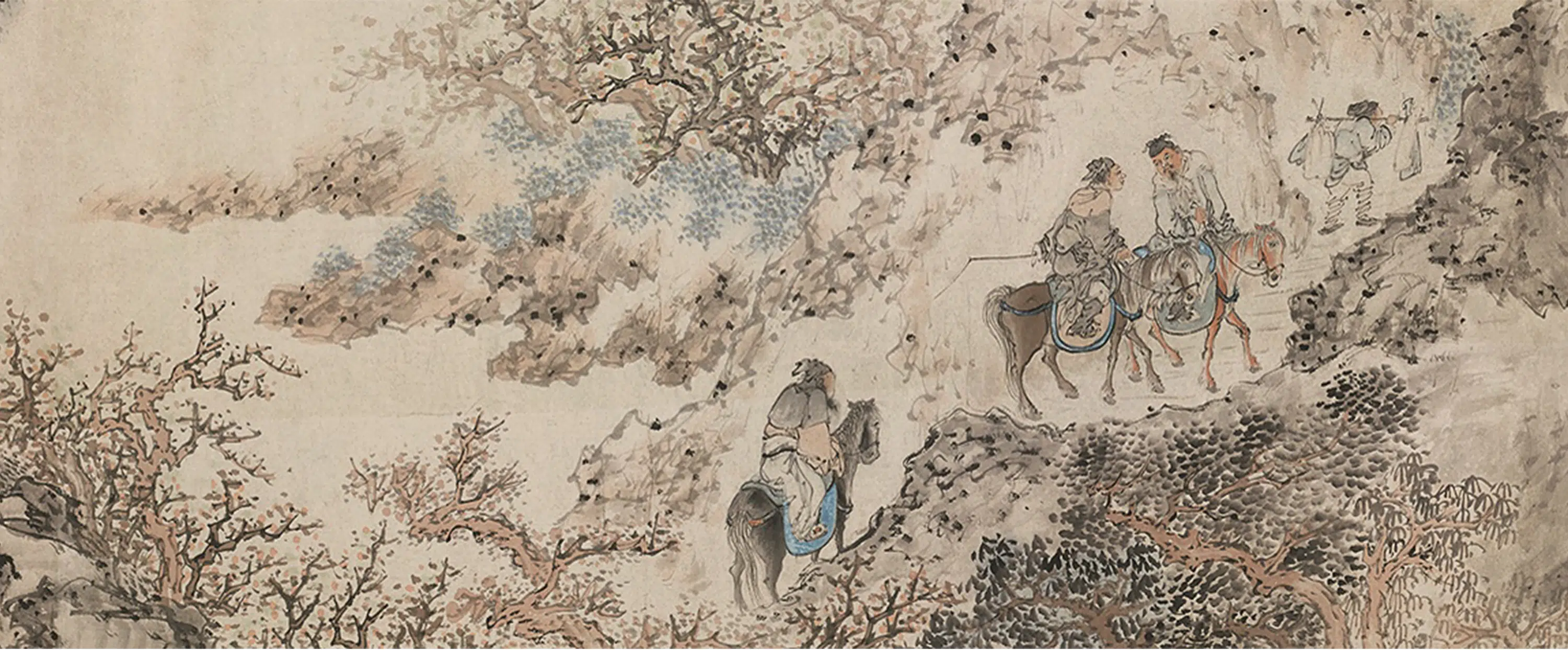 清代【黄慎】《苏武归朝图卷》 第3张