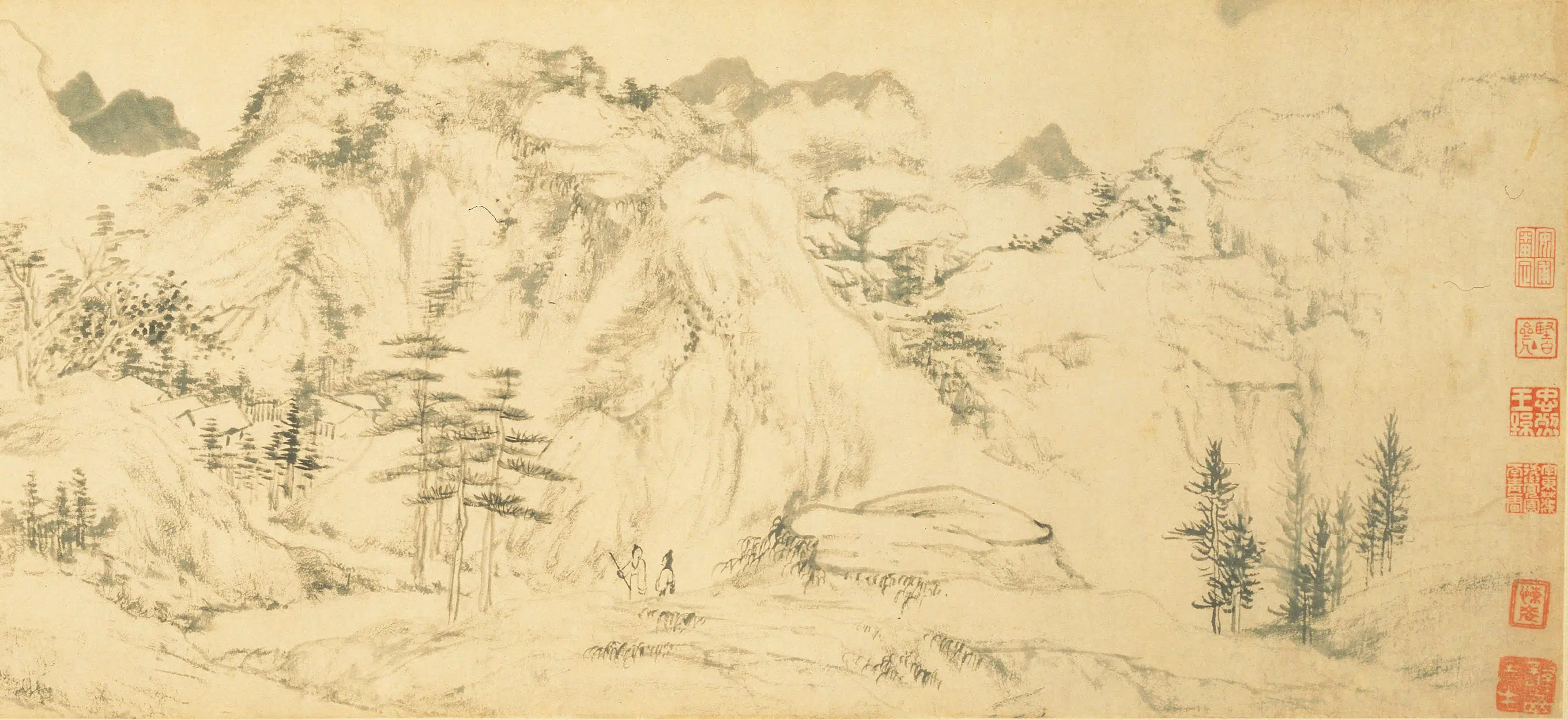 清代【查士标】《拟黄鹤遗规图卷》 第5张 清代【查士标】《拟黄鹤遗规图卷》 第5张