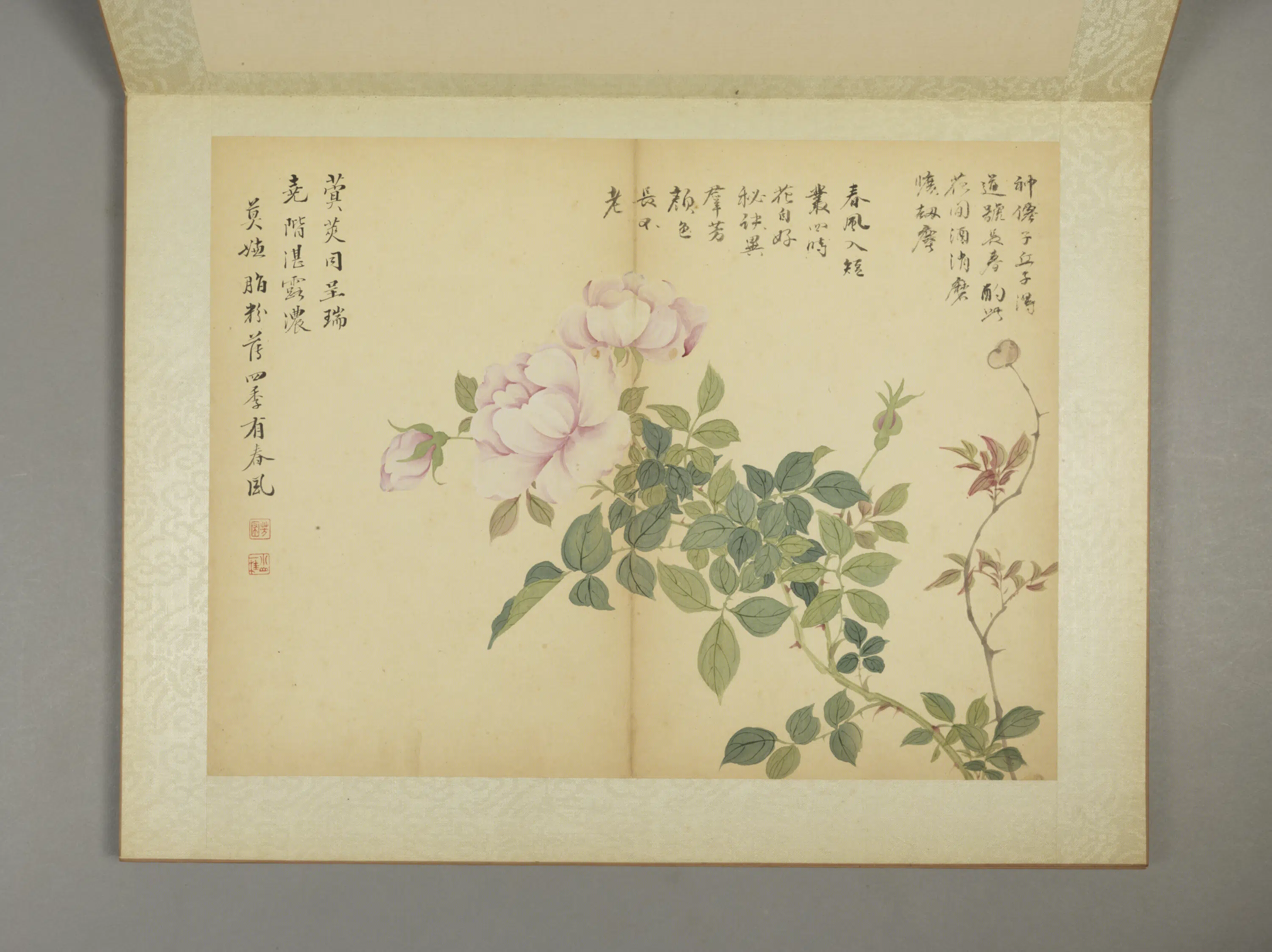 清代【邹一桂】《花卉图册（11开）》 第2张