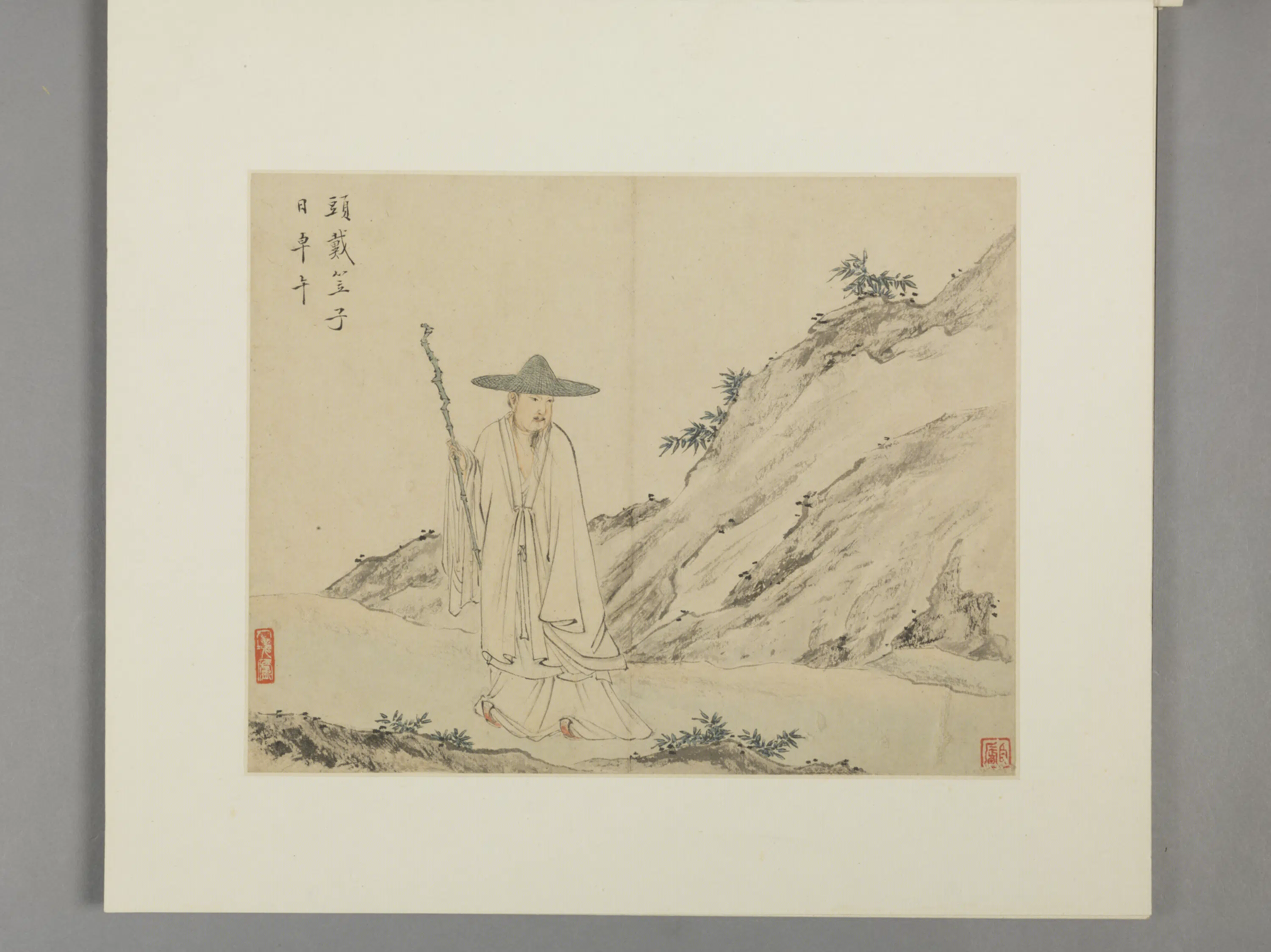 清代【萧晨】《滑稽禅隐图册（10开）》 第10张