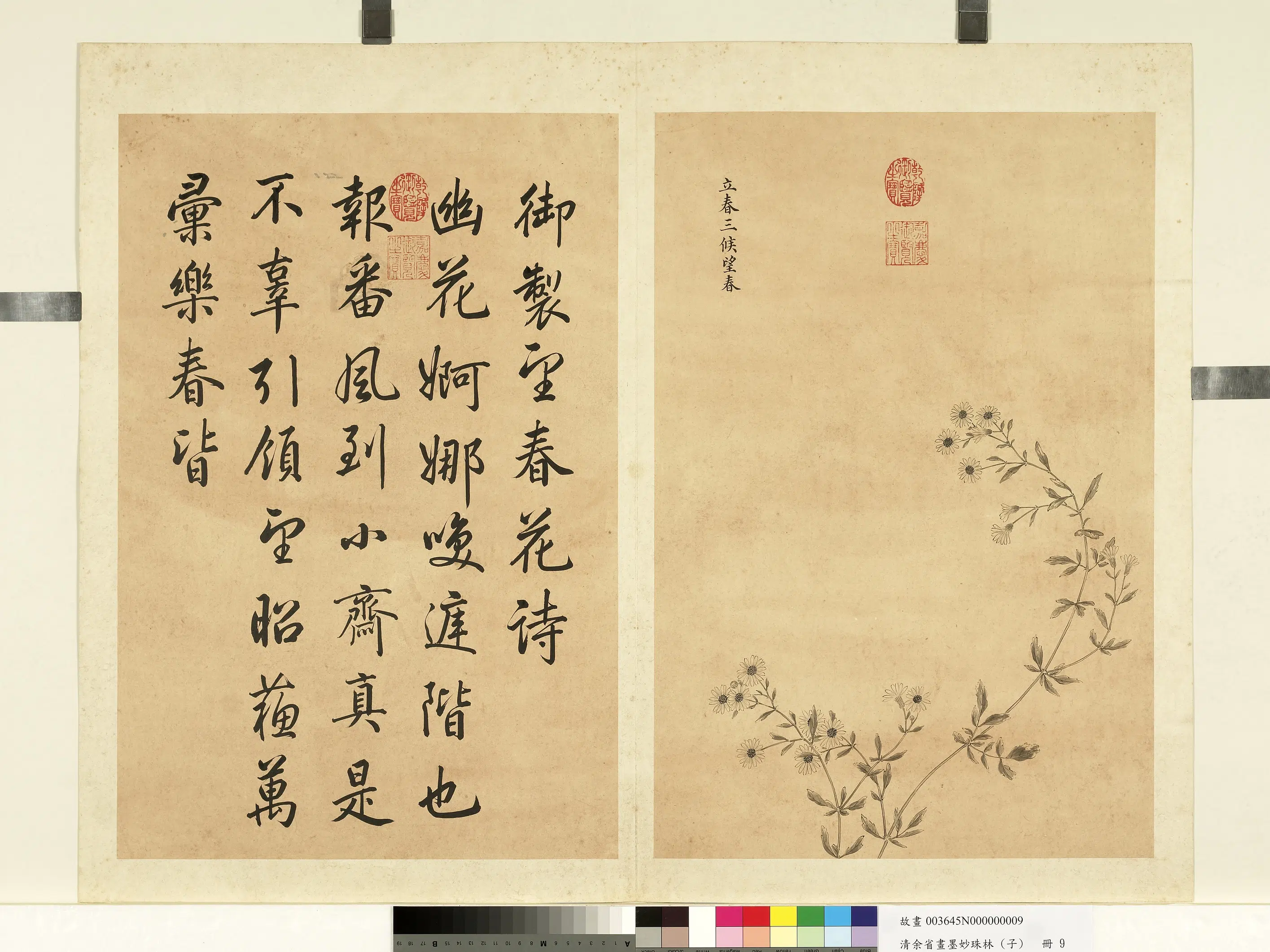 清代【余省】《画墨妙珠林（子）册》 第17张