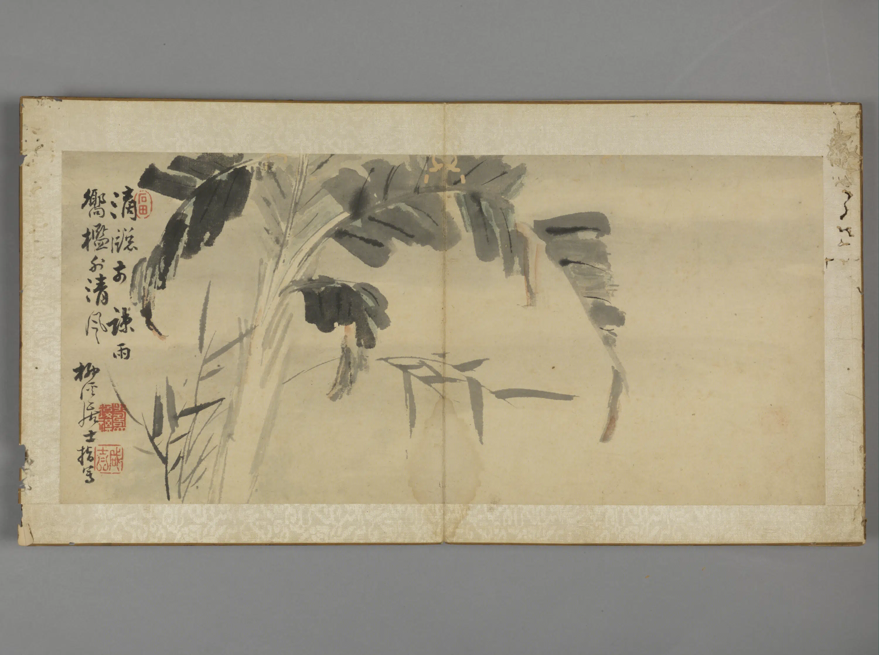 清代【后祺】《后祺指画花鸟册》
