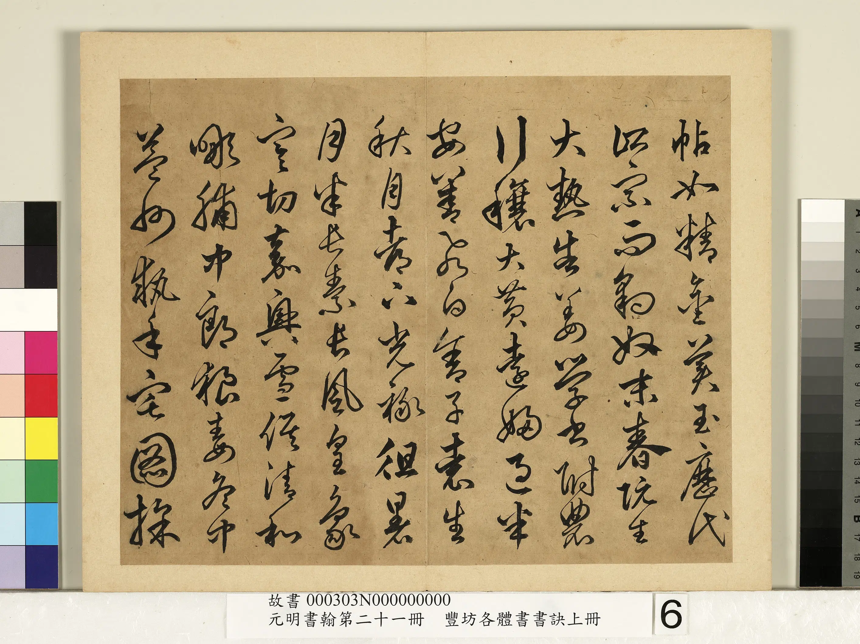 明朝【丰坊（丰道生）】《元明书翰第二十一册-各体书书诀（上册）》 第11张