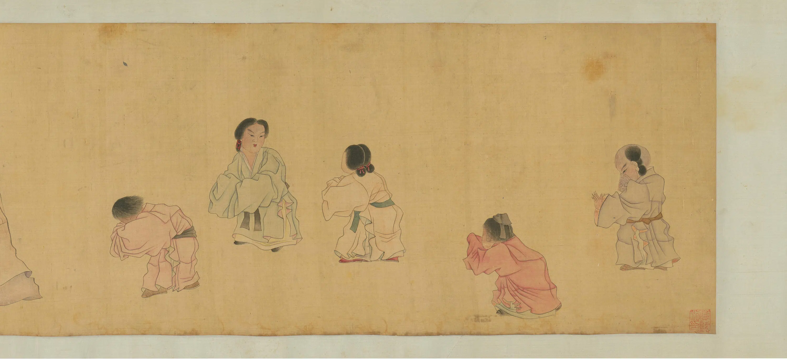 明代【陈洪绶】《晋爵图卷》 第4张