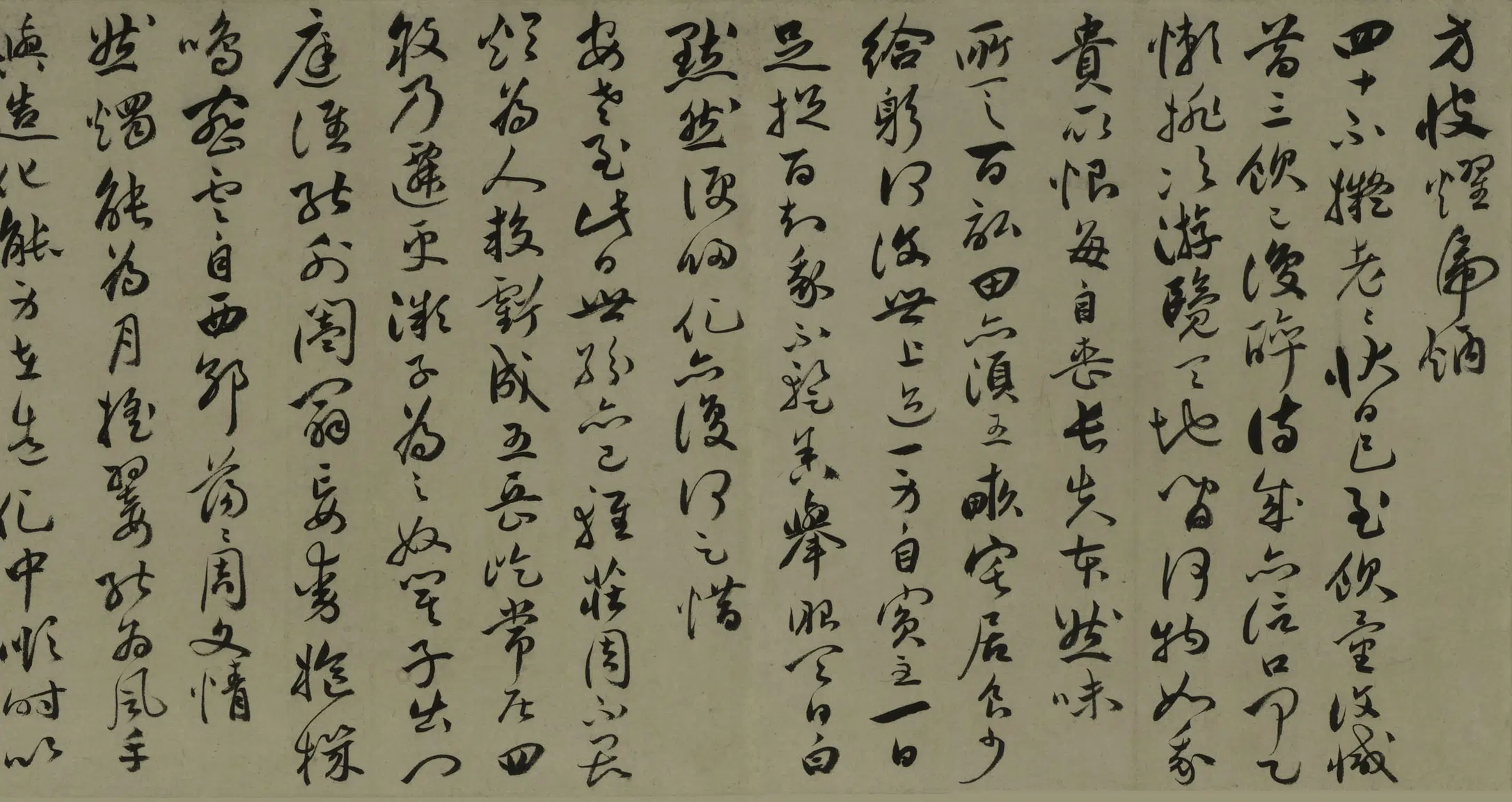 明朝【祝允明】《草书自书诗卷-1》 第3张