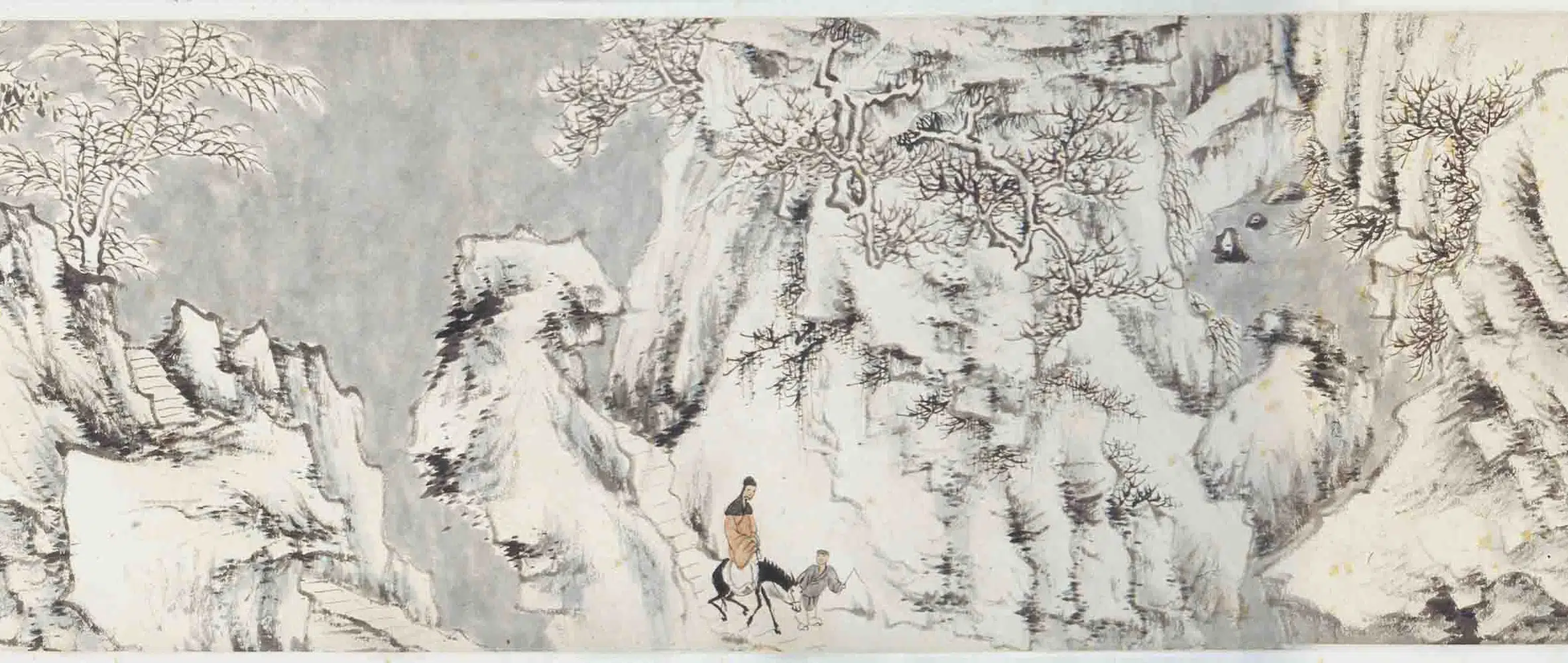 清代【萧云从】《四时山水卷》 第9张 清代【萧云从】《四时山水卷》 第9张