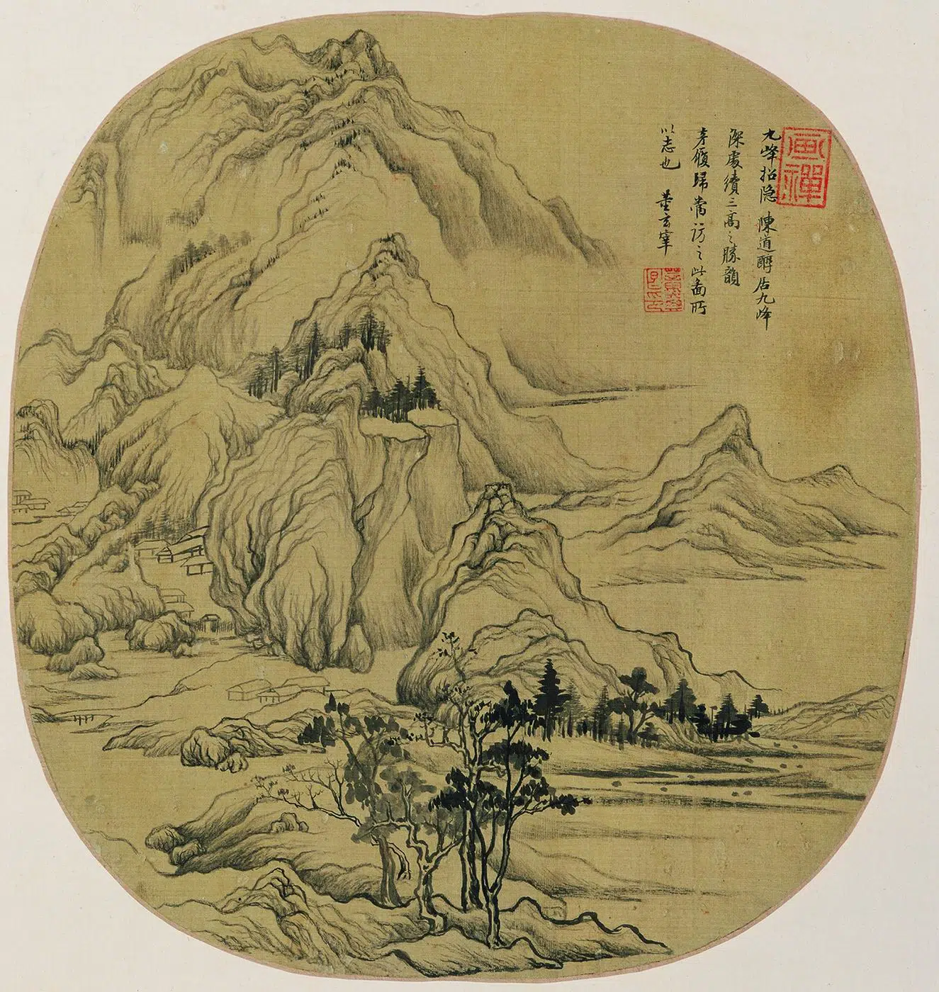 明朝【董其昌】《燕吴八景图册》 第8张 明朝【董其昌】《燕吴八景图册》 第8张