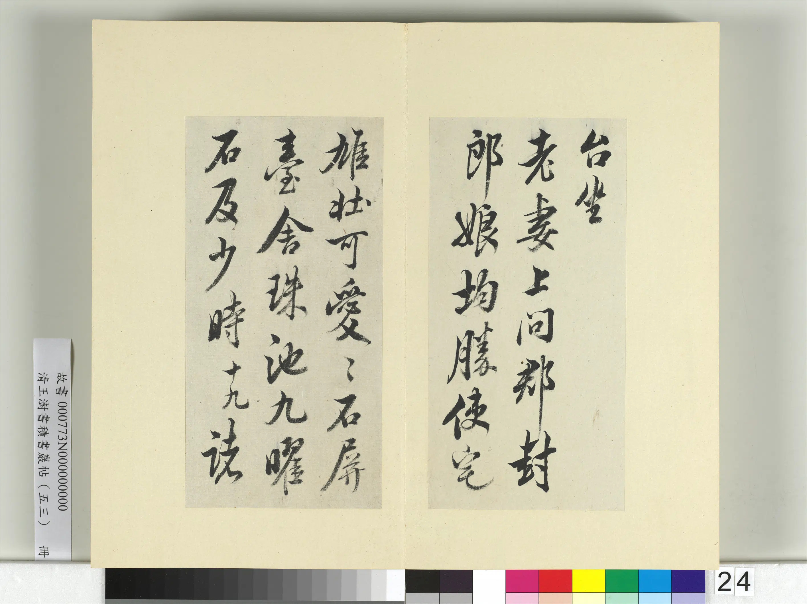清代【王澍】《书积书岩帖（五十三）册》 第4张