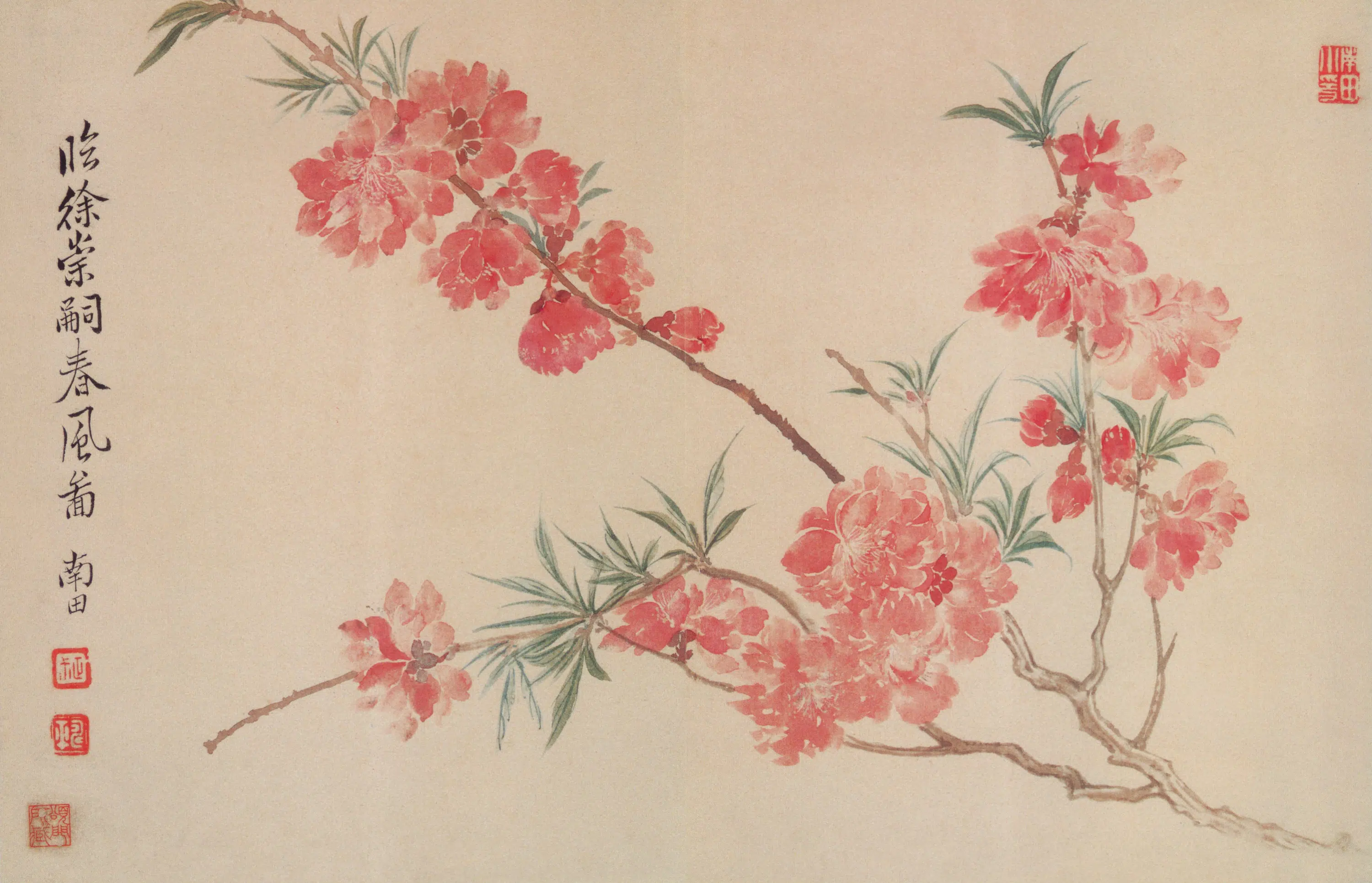 清代【恽寿平】《山水花卉神品册-11开》 第11张
