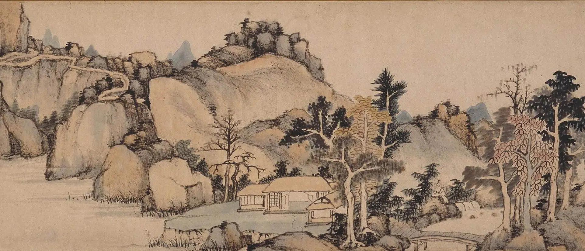 清代【戴本孝】《雨赏图卷》 第13张 清代【戴本孝】《雨赏图卷》 第13张