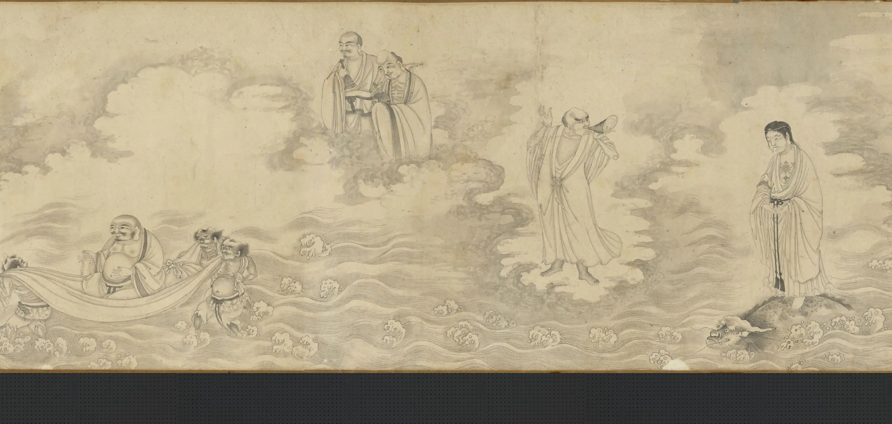 明朝【丁云鹏】《明十八罗汉图卷》 第4张