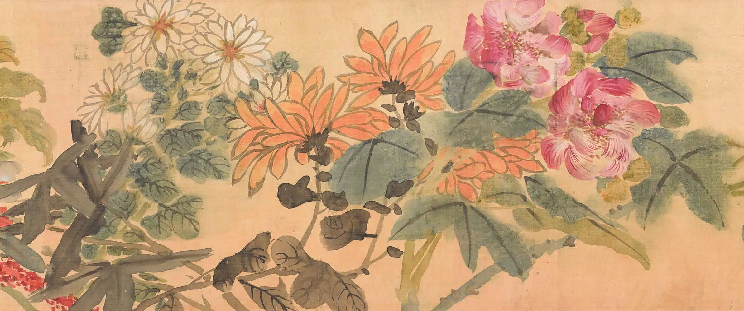 清代【任熊】《花卉图卷》 第5张