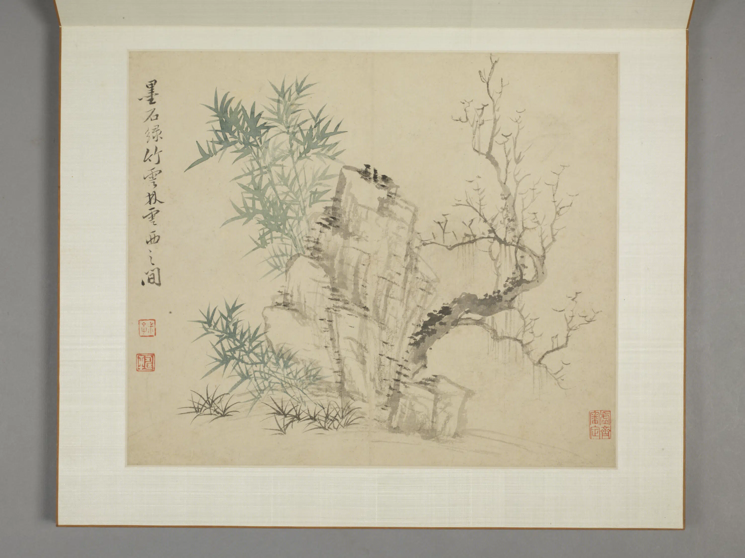 清代【恽寿平】《山水花卉册（8开）》 第3张
