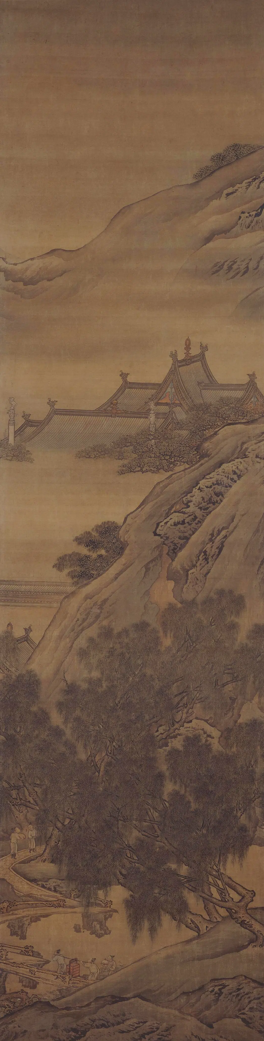 清代【袁耀】《九成宫通景屏》 第4张 清代【袁耀】《九成宫通景屏》 第4张