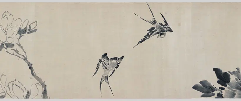 清代【李因】《花鸟图卷》 第10张