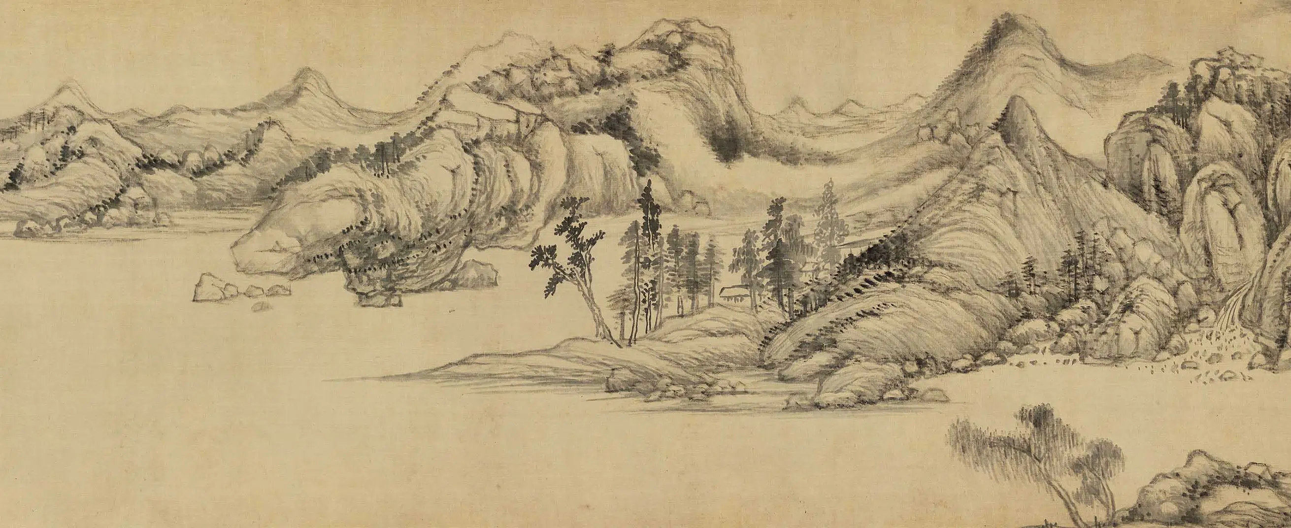 明朝【董其昌】《赠珂雪山水图卷》 第11张