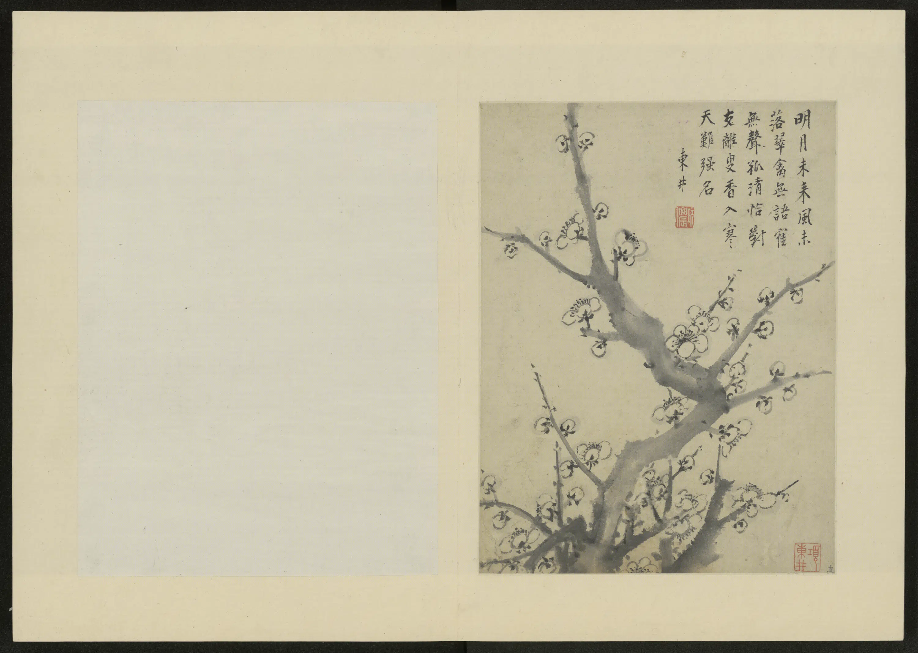 清代【项奎】《梅花册》 第9张