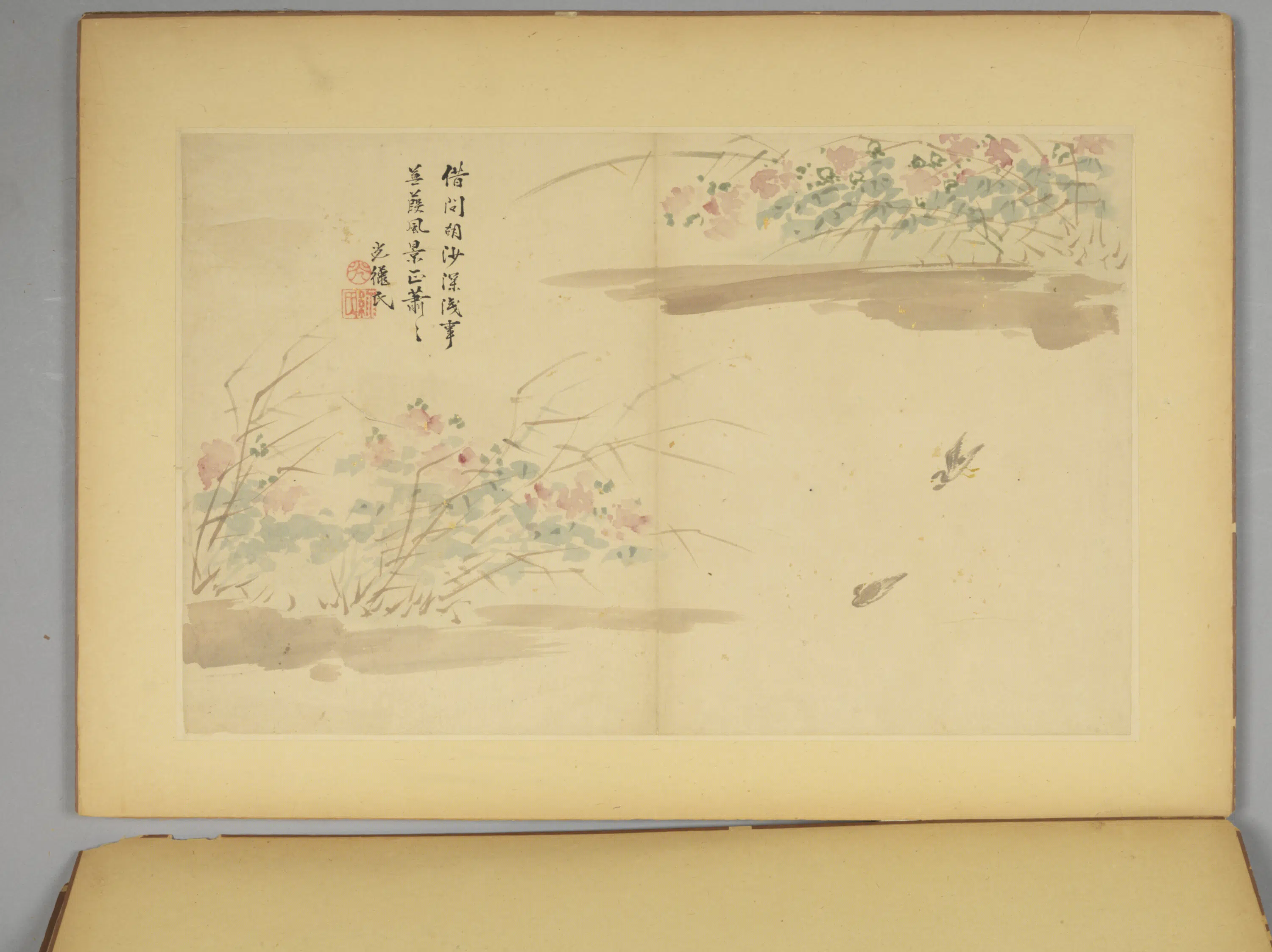 明朝【毛复光】《花卉人物册》 第6张 明朝【毛复光】《花卉人物册》 第6张