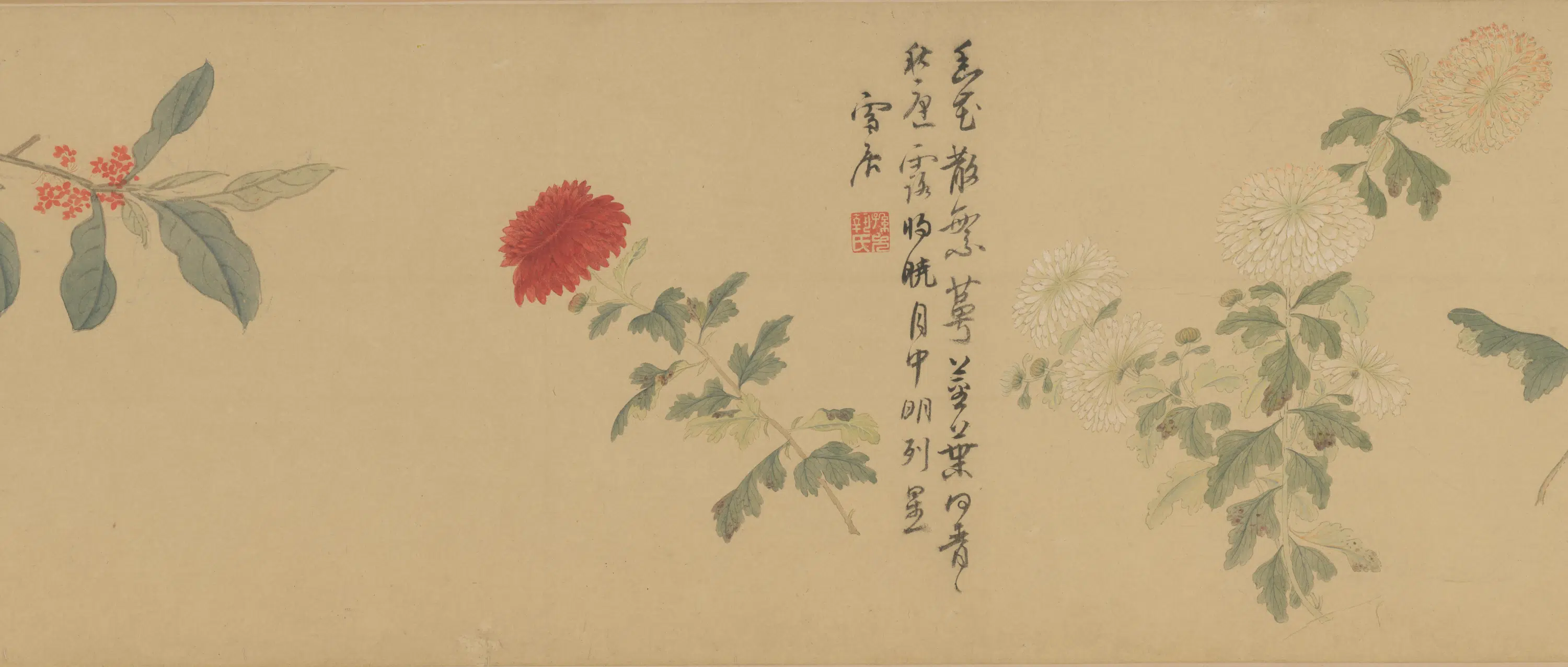 明朝【孙克弘】《百花图卷》 第16张