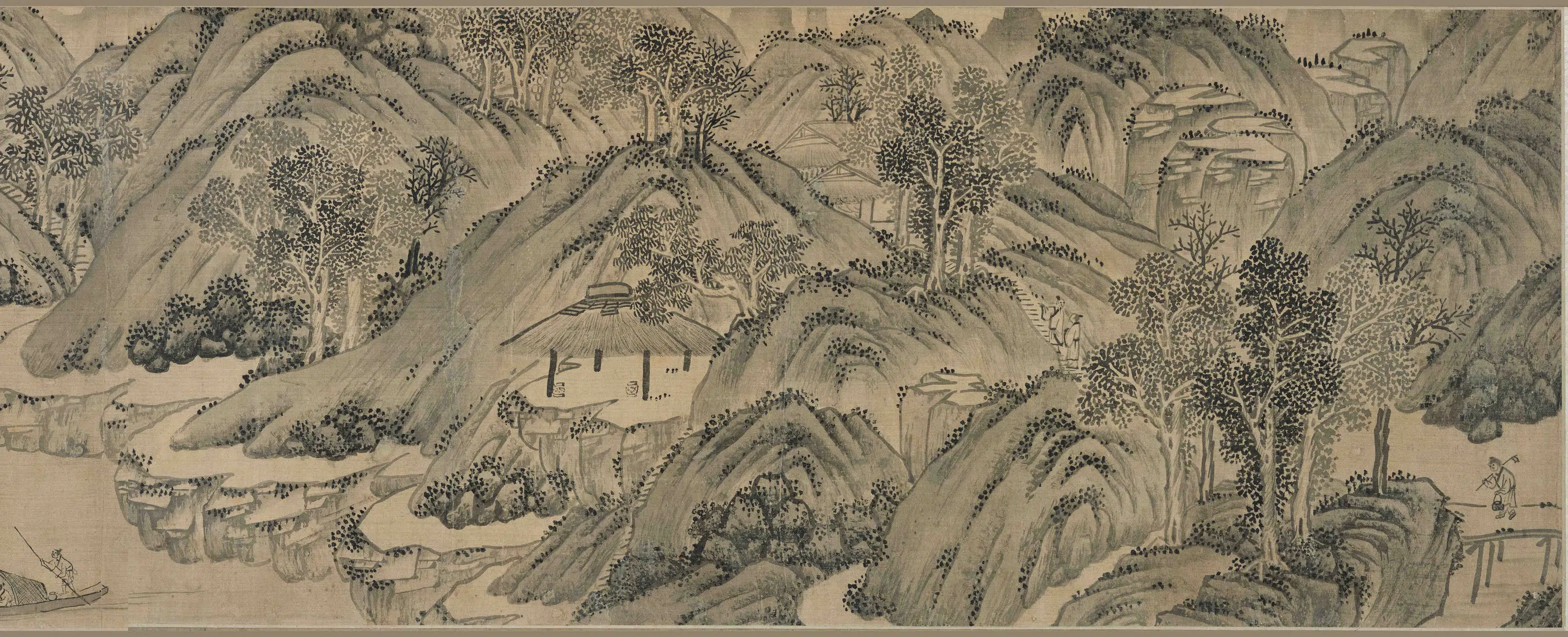 明朝【陈鹤】《宛溪钓隐图卷》 第3张