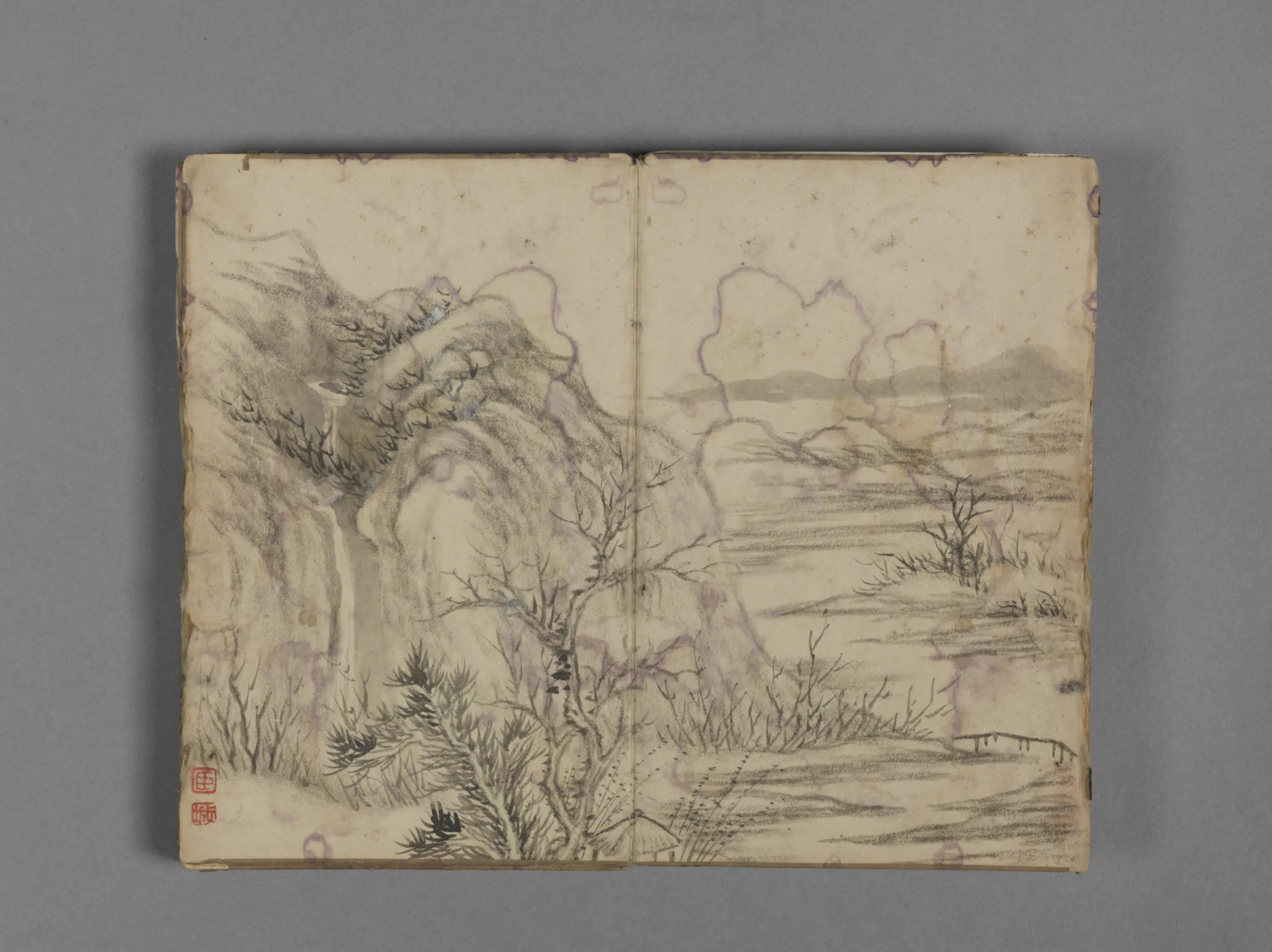 清代【钱维城】《山水小册（12开）》