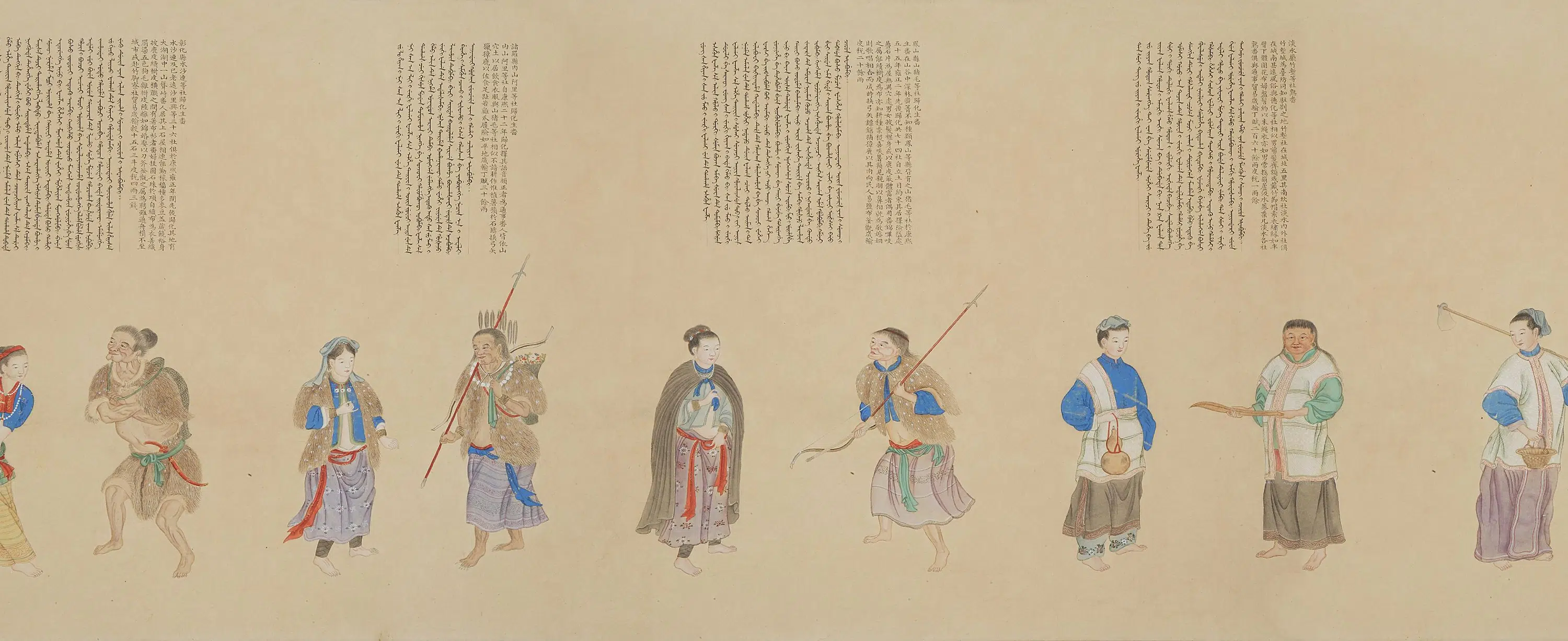 清代【清人】《画职贡图卷-1》 第4张 清代【清人】《画职贡图卷-1》 第4张