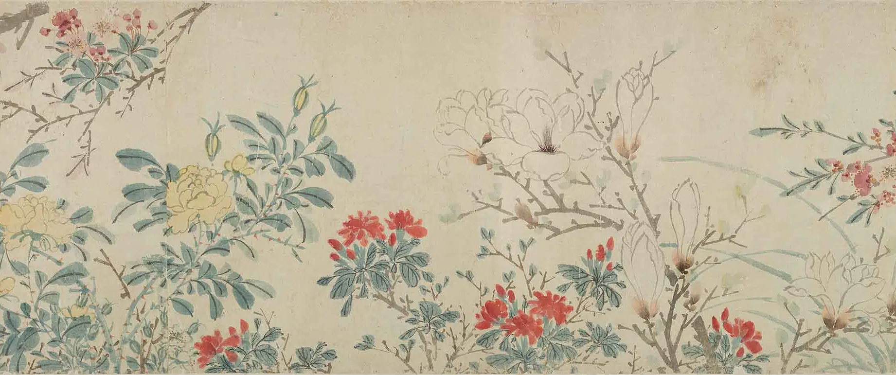 明朝【陈淳（道复）】《四季花卉卷》 第6张